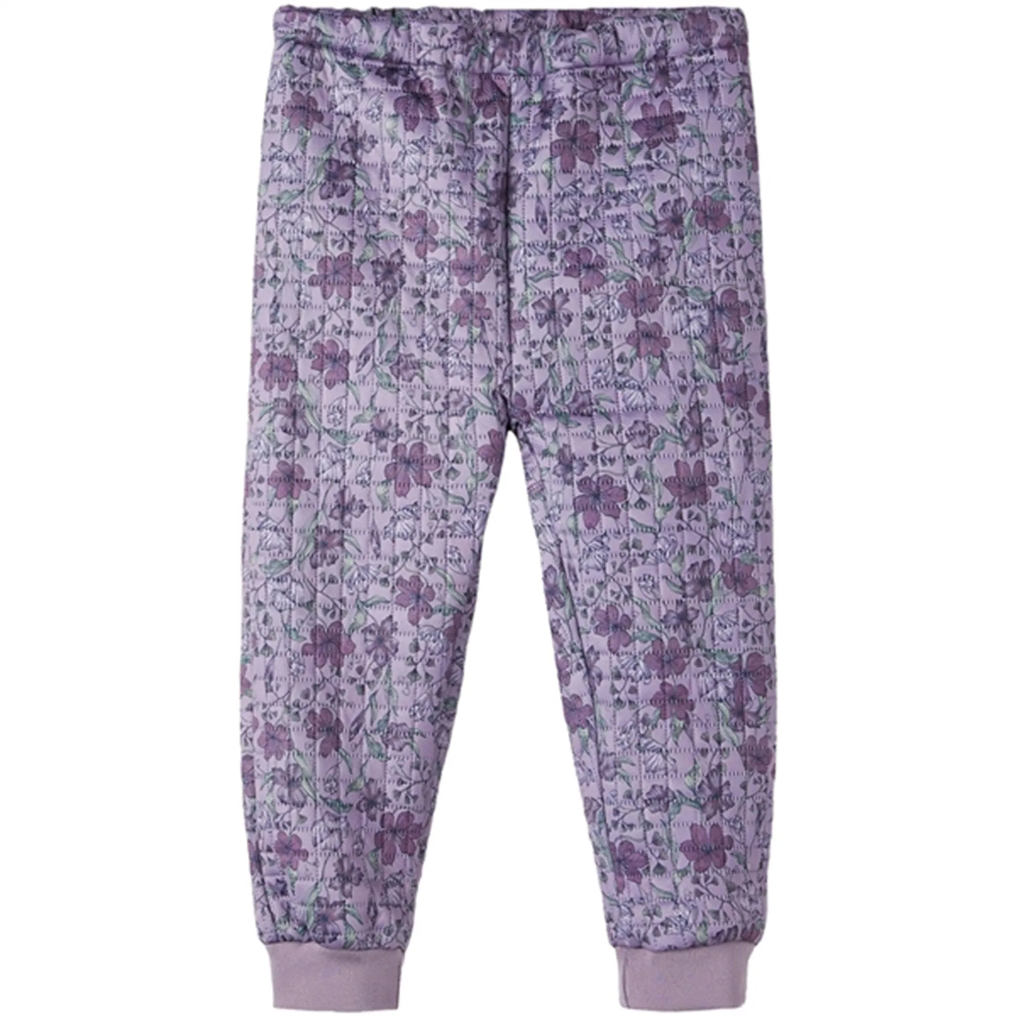 Winter-Season Name it Lavender Gray Moon Quilted Set Flower World