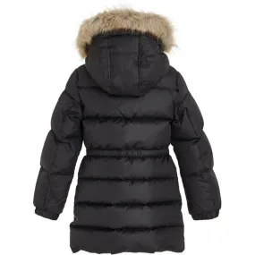 Tommy Hilfiger Long Waisted Down Jacket Black Rooftop-Event