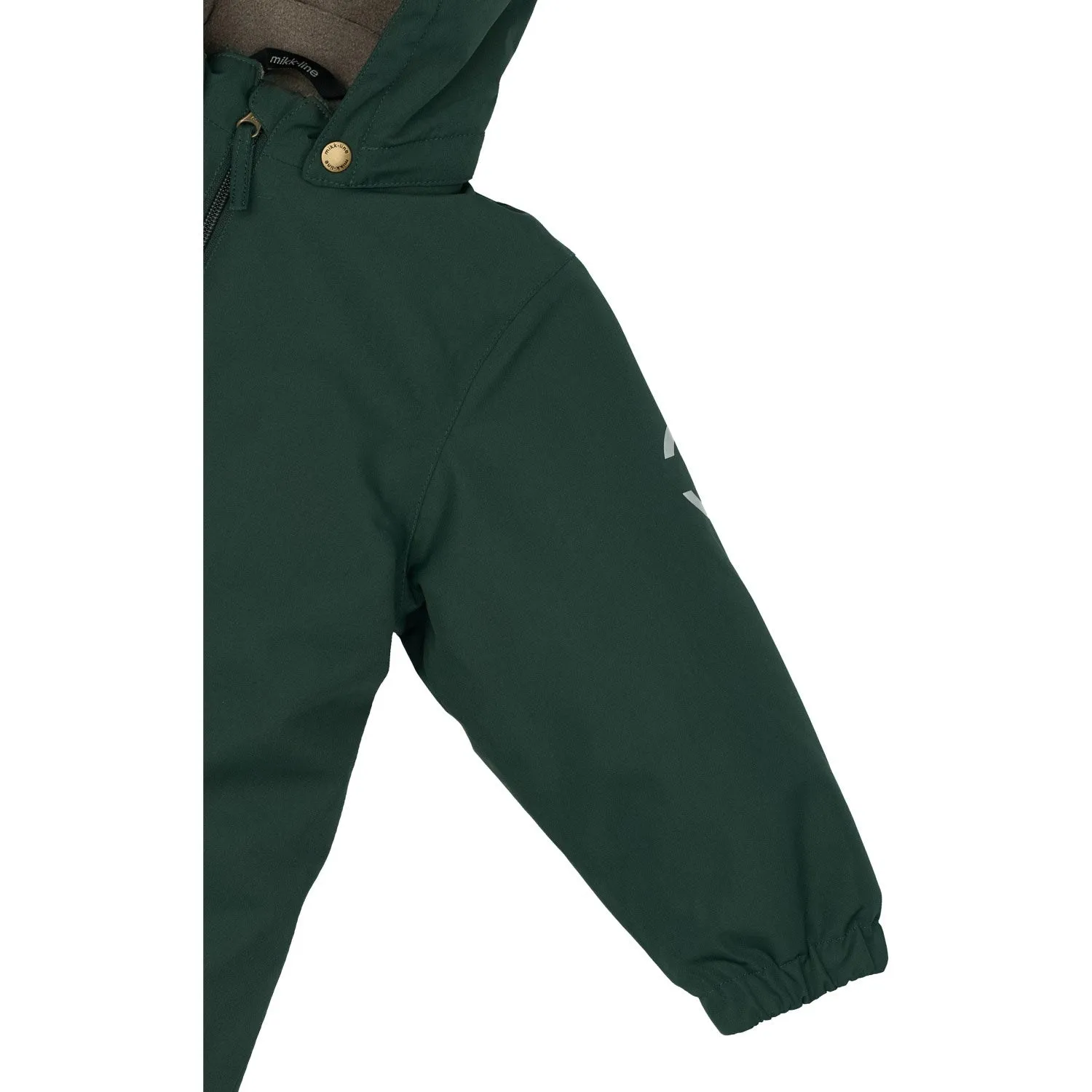 Classic button-up top Mikk-Line Darkest Sprouse Snow Suit Solid