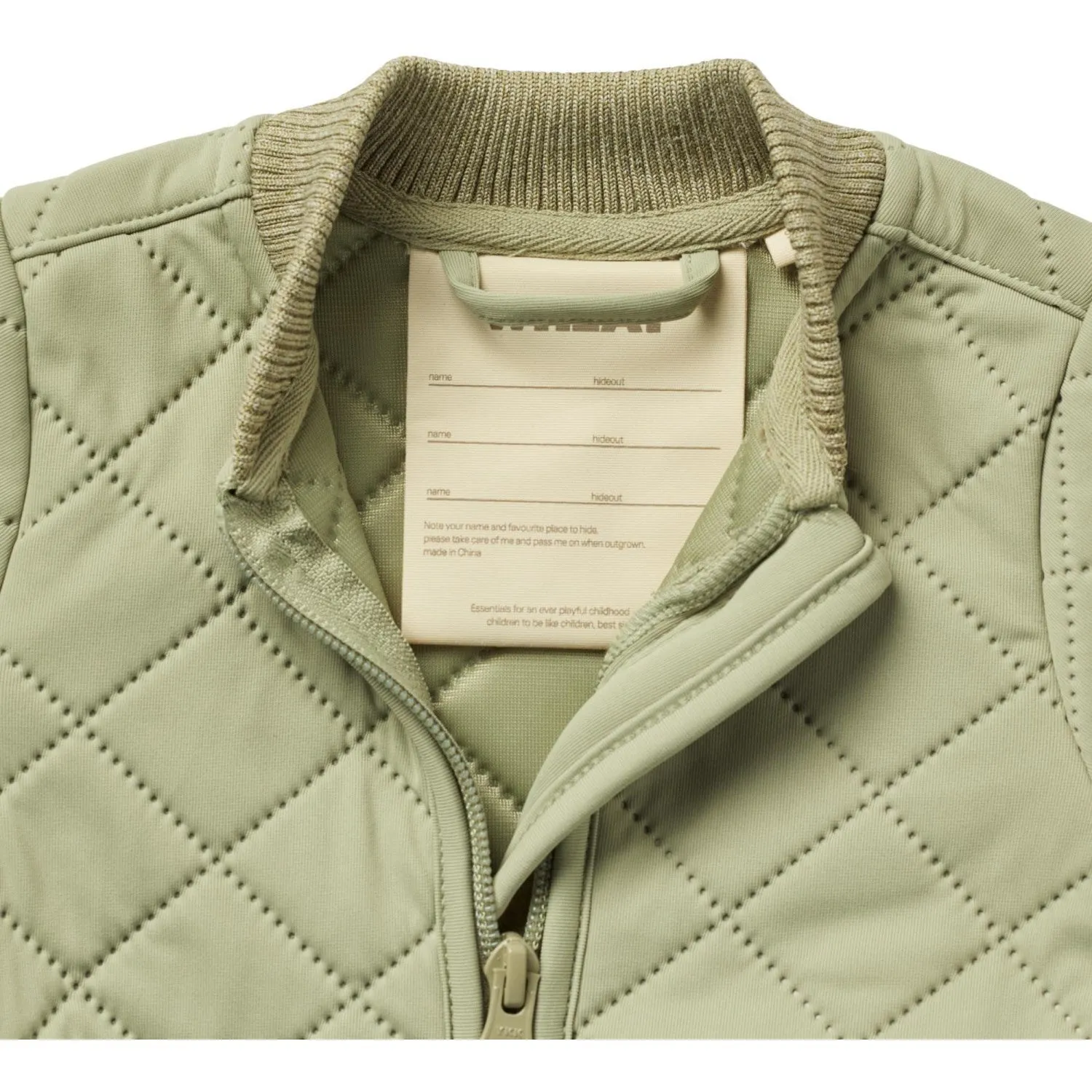Wheat Green Tea Thermo Jacket Loui Flowy-Shape Bridal-Shower