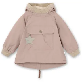 Swim Transform MINI A TURE Baby Vito Spring Anorak m/Fleece Lining Rose Smoke