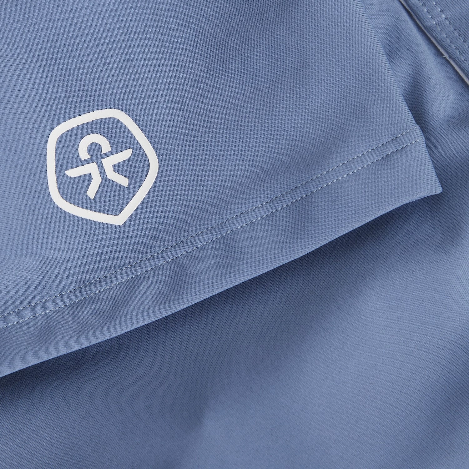 Summer Break Color Kids Coronet Blue Swim Trunks - Solid