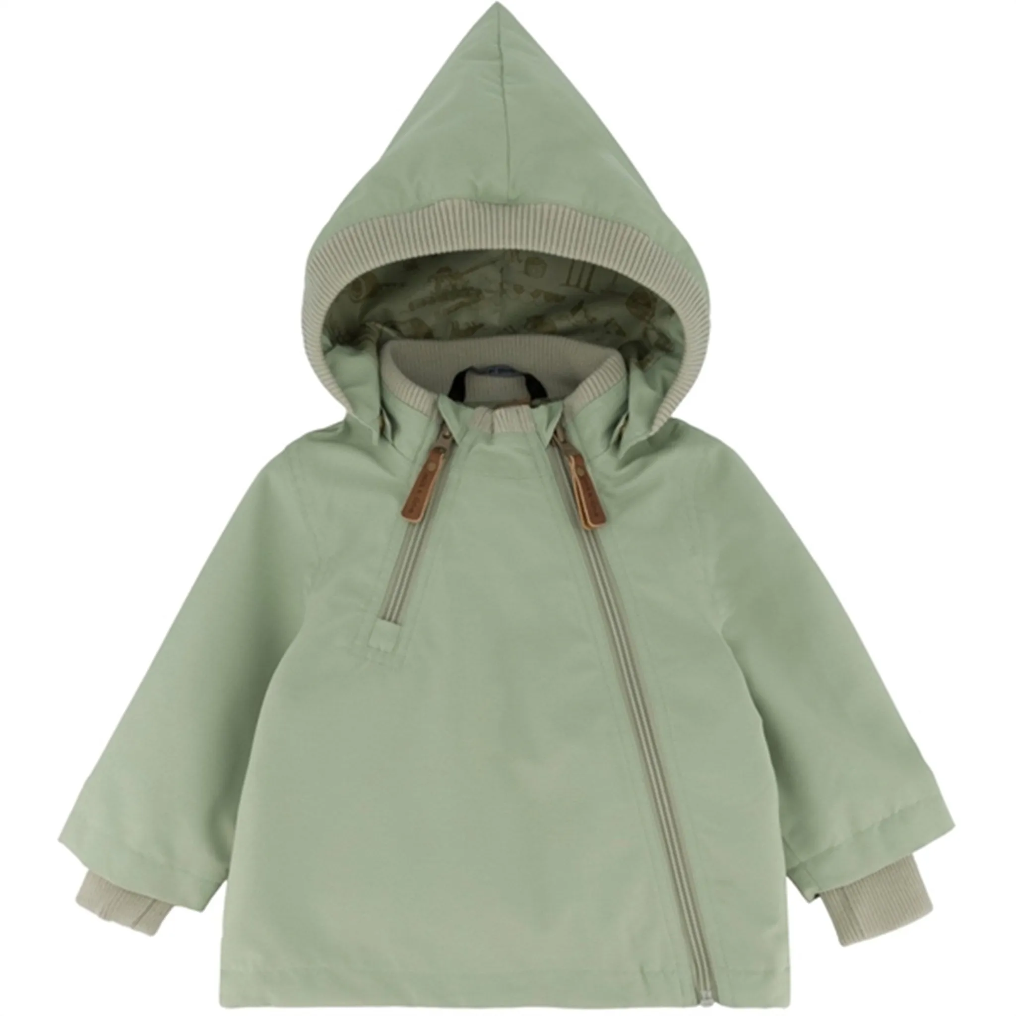 Mikk-Line Polyester Baby Jacket Desert Sage Insulated Wear Eco-Friendly Fabric