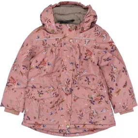 Mikk-Line Burlwood Polyester Girls Jacket AOP Floral countryside type