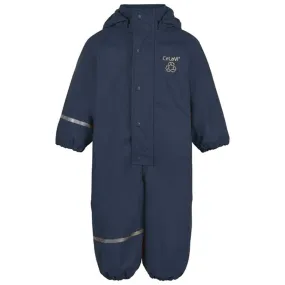 Spring Rain Outfit CeLaVi Rain Suit w. Fleece Navy