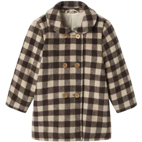 Lil'Atelier Turtledove Nmfnima Loose Long Jkt Lil Modern Look Rollaway Collar Feature