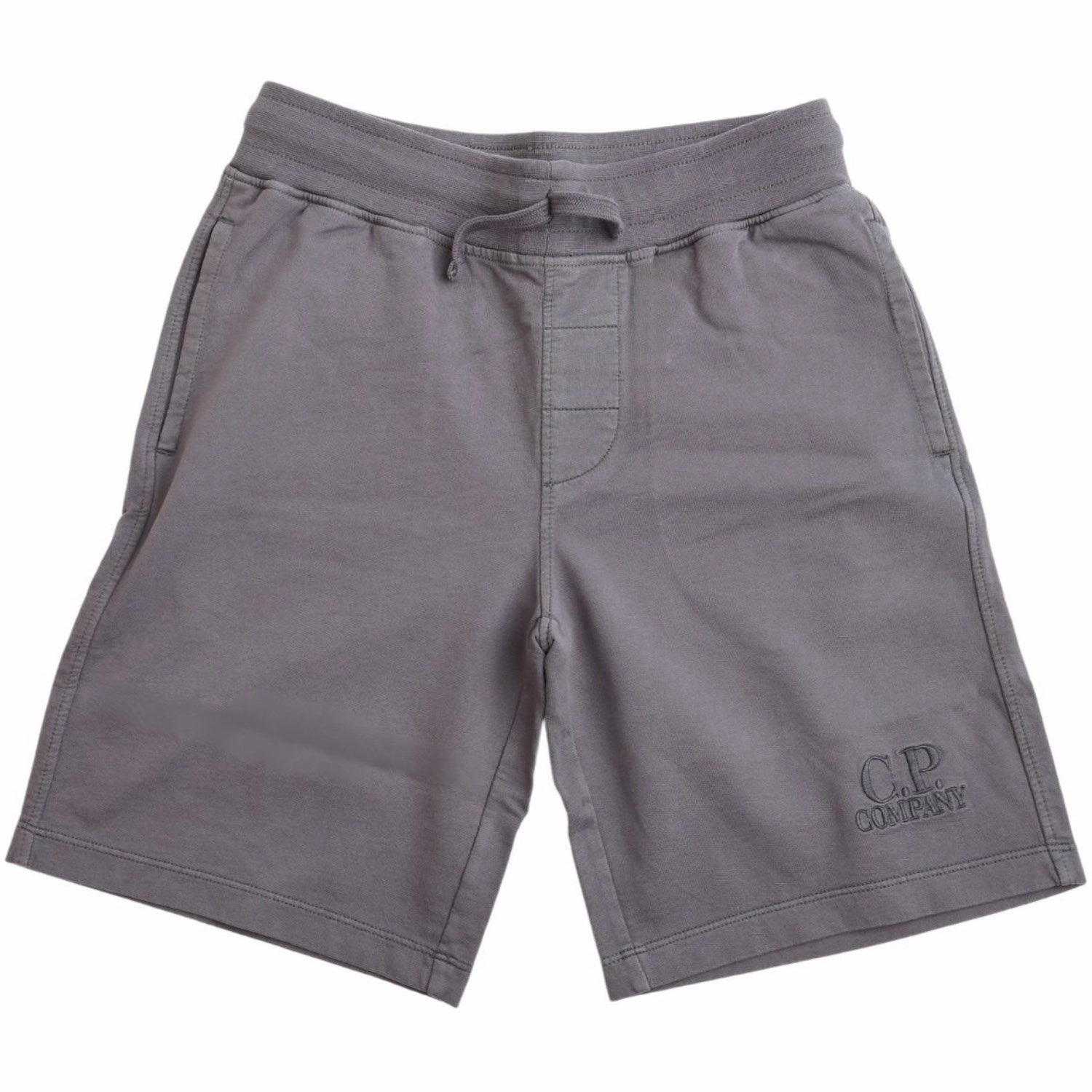 Eco Certified Dye light texture C.P. Company Anthracite Grey Shorts