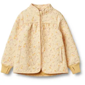 Modern casual top Water-resistant Wheat Yellow Cherries Thermo Jacket Tilde