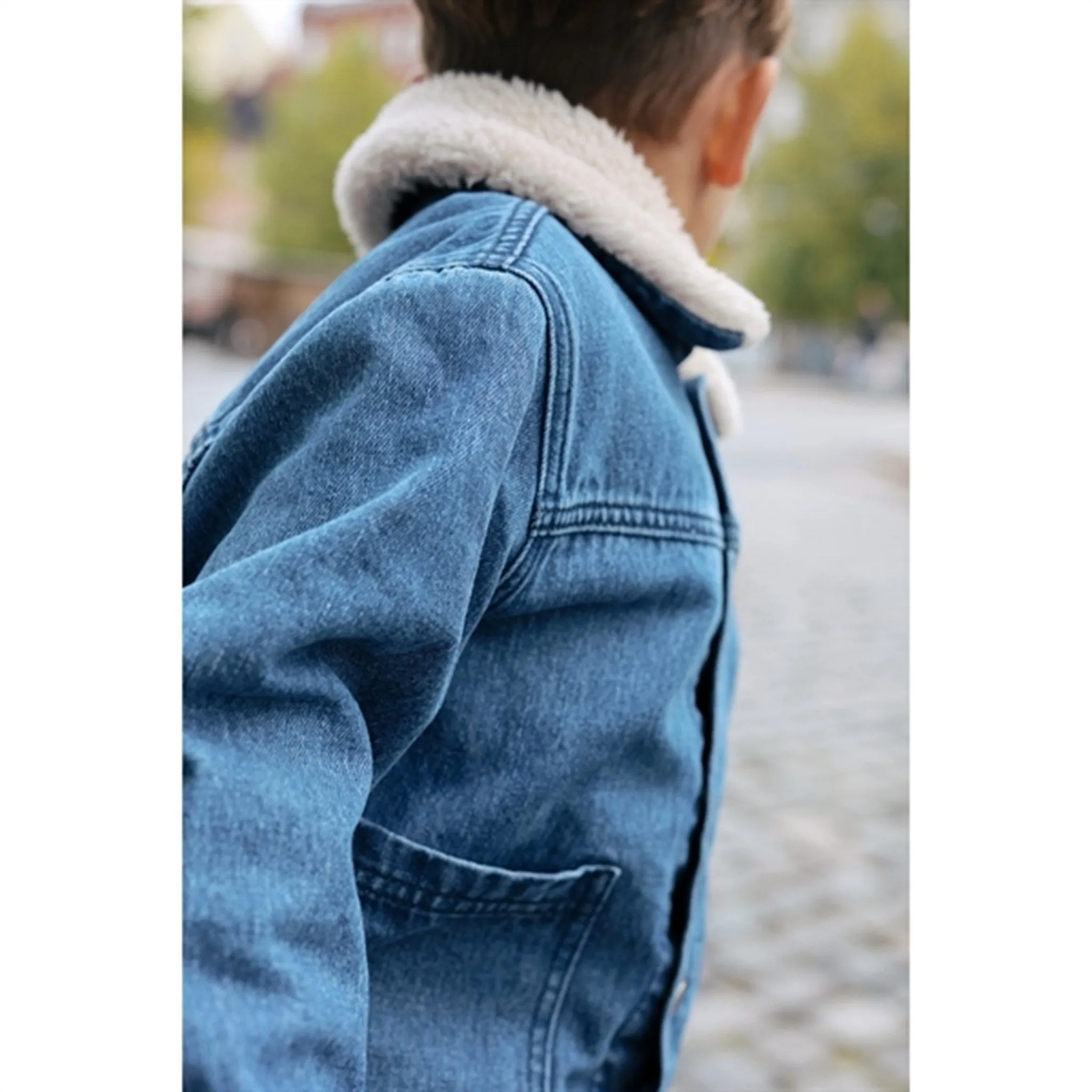 Experiment Konges Sl?jd Denim Blue Denim Jacket