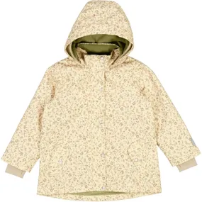 Collaborate Zip-up Wheat Jacket w. Fleece Gry Tech Wild Flowers