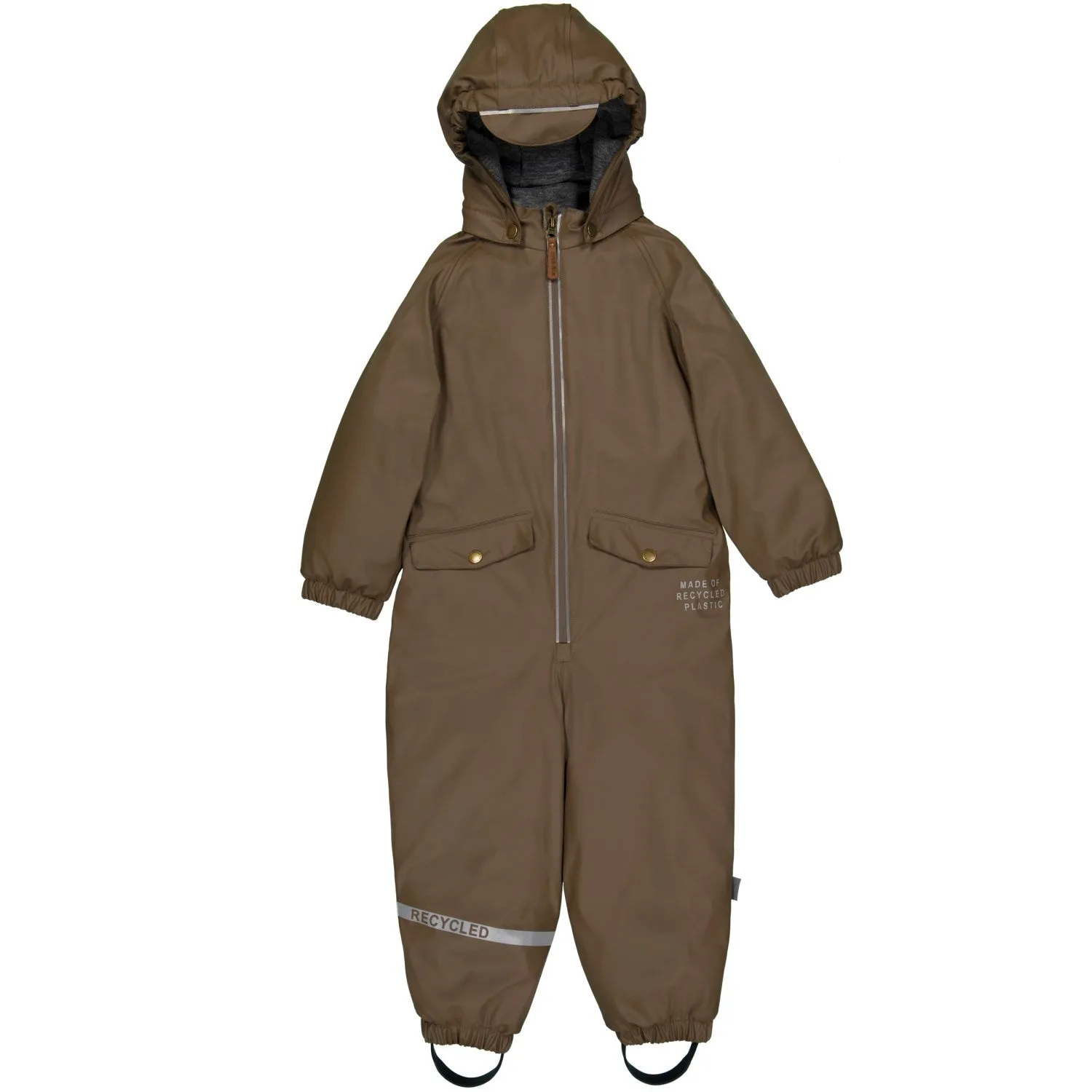 Mikk-Line Chocolate Chip PU Snow Suit Recycled Oversized-Fit