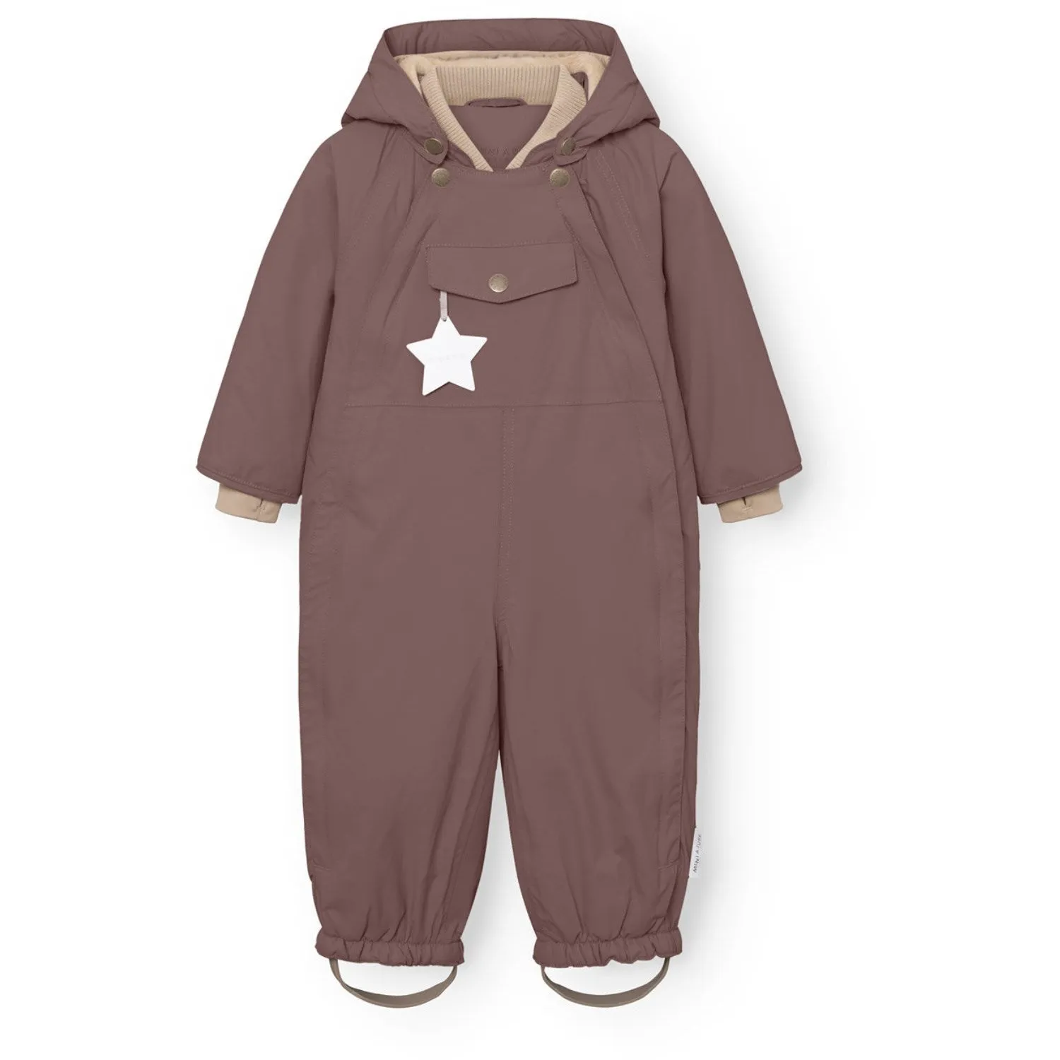 windproof Timeless long-sleeve piece Mini A ture Peppercorn Plum Matwisti Fleece Lined Snowsuit. GRS