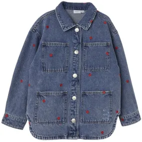 Sporty Name it Medium Blue Denim Hearts Kathy Denim Cowboy Jacket