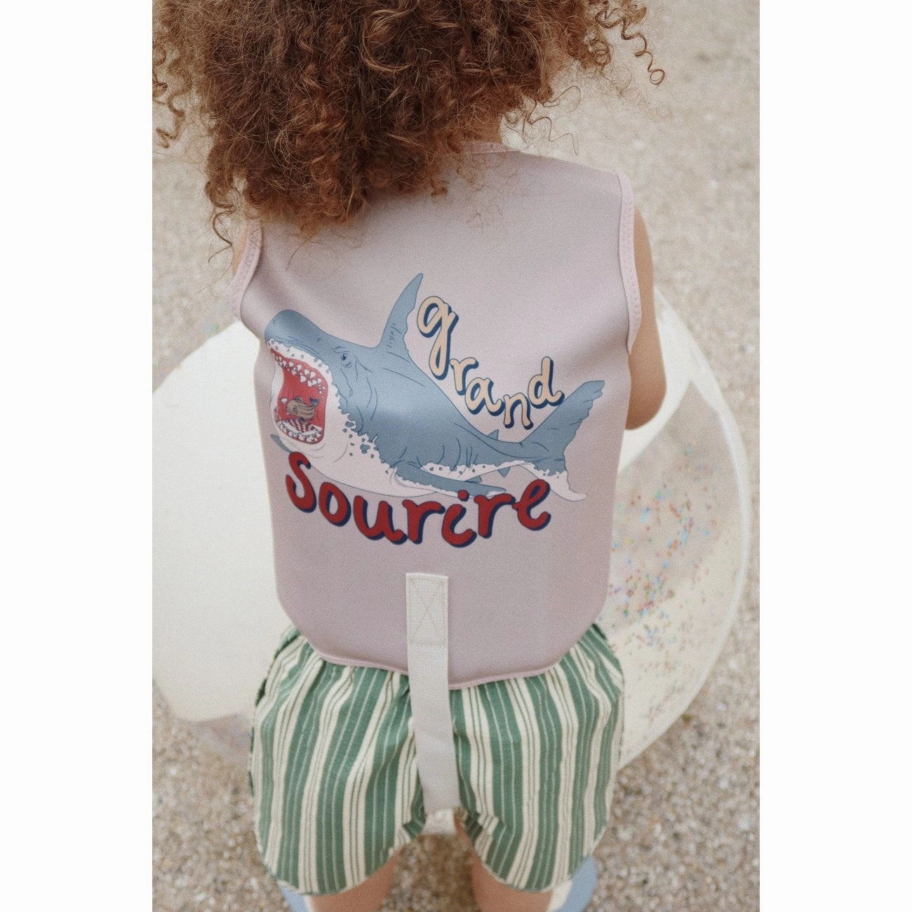 Reinforced Edges Konges Sl?jd Neoprene Swim Vest Shark