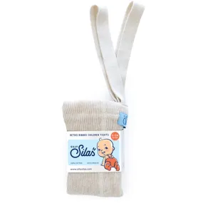 Smooth-texture-quality Snowy weather Silly Silas Footed Tights Cream