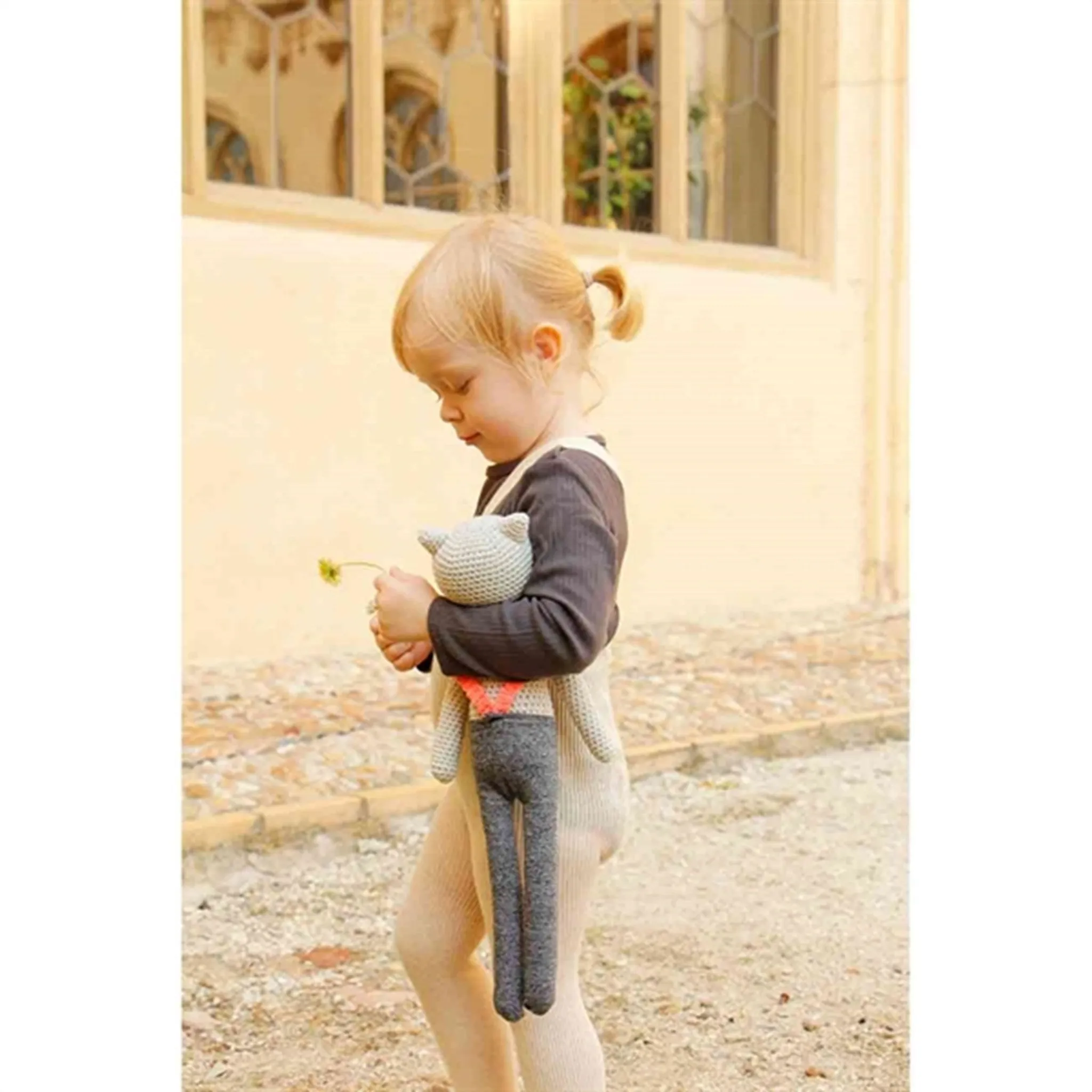 Smart-Casual Water-resistant-coating-characteristic Silly Silas Footed Tights Cream