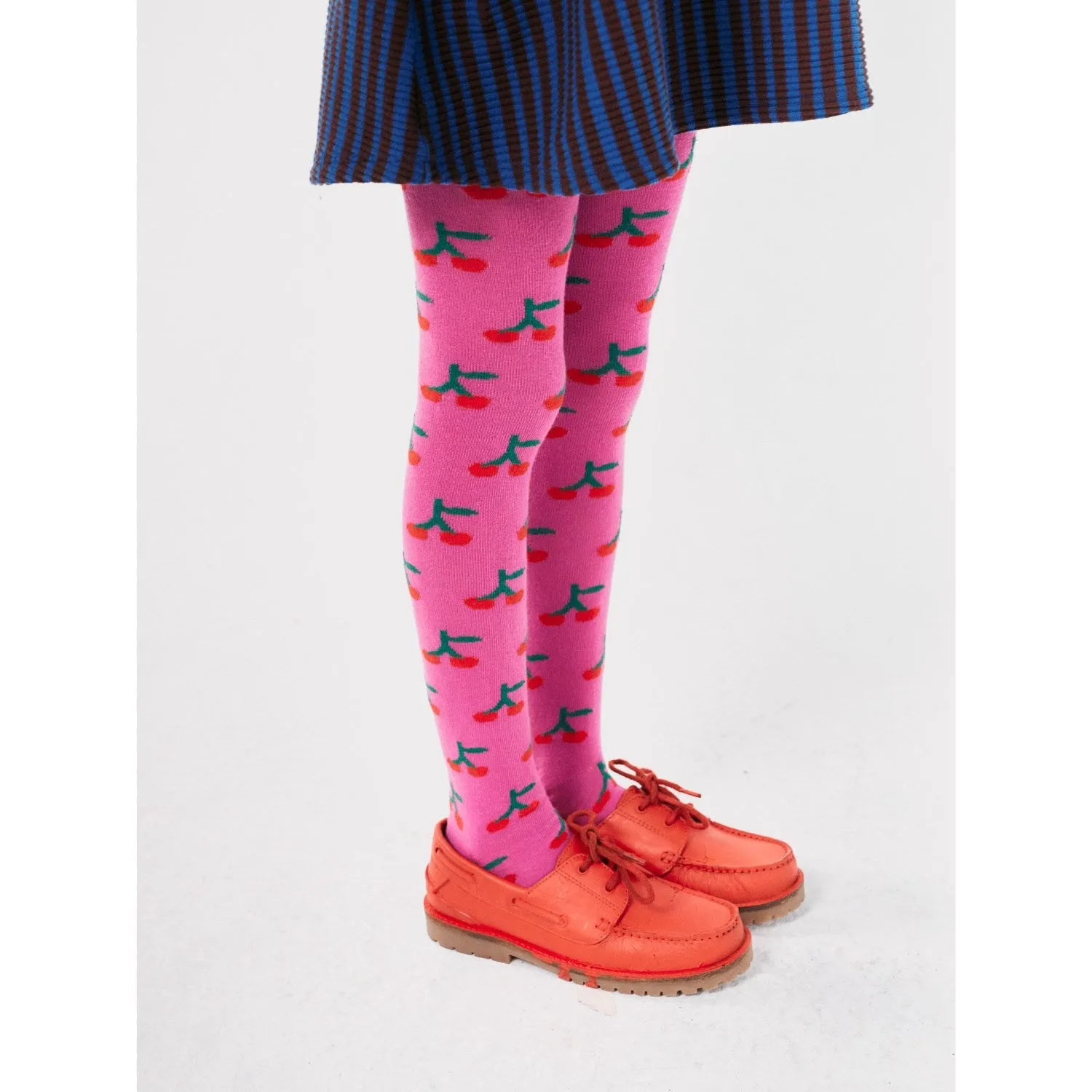 Party Bobo Choses Light Pink Bobo Cherry All Over Tights