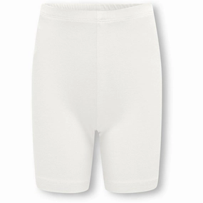 Crisp Look Semi Formal kids ONLY Cloud Dancer Love Life Bike Shorts