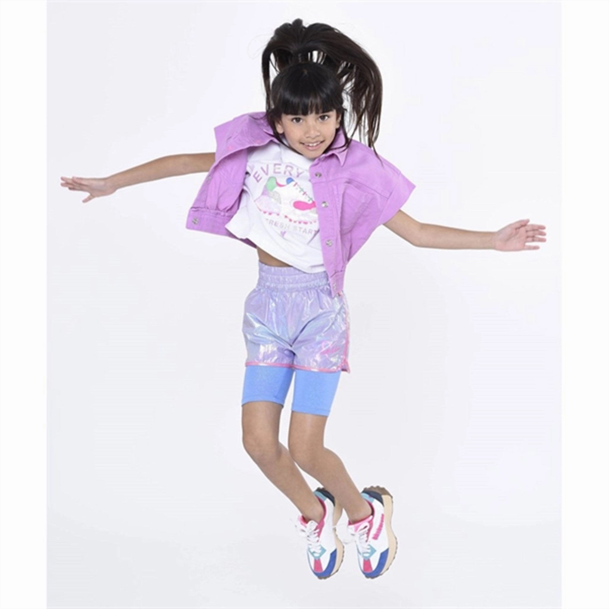 elastic waistband Billieblush Shorts Pale Blue