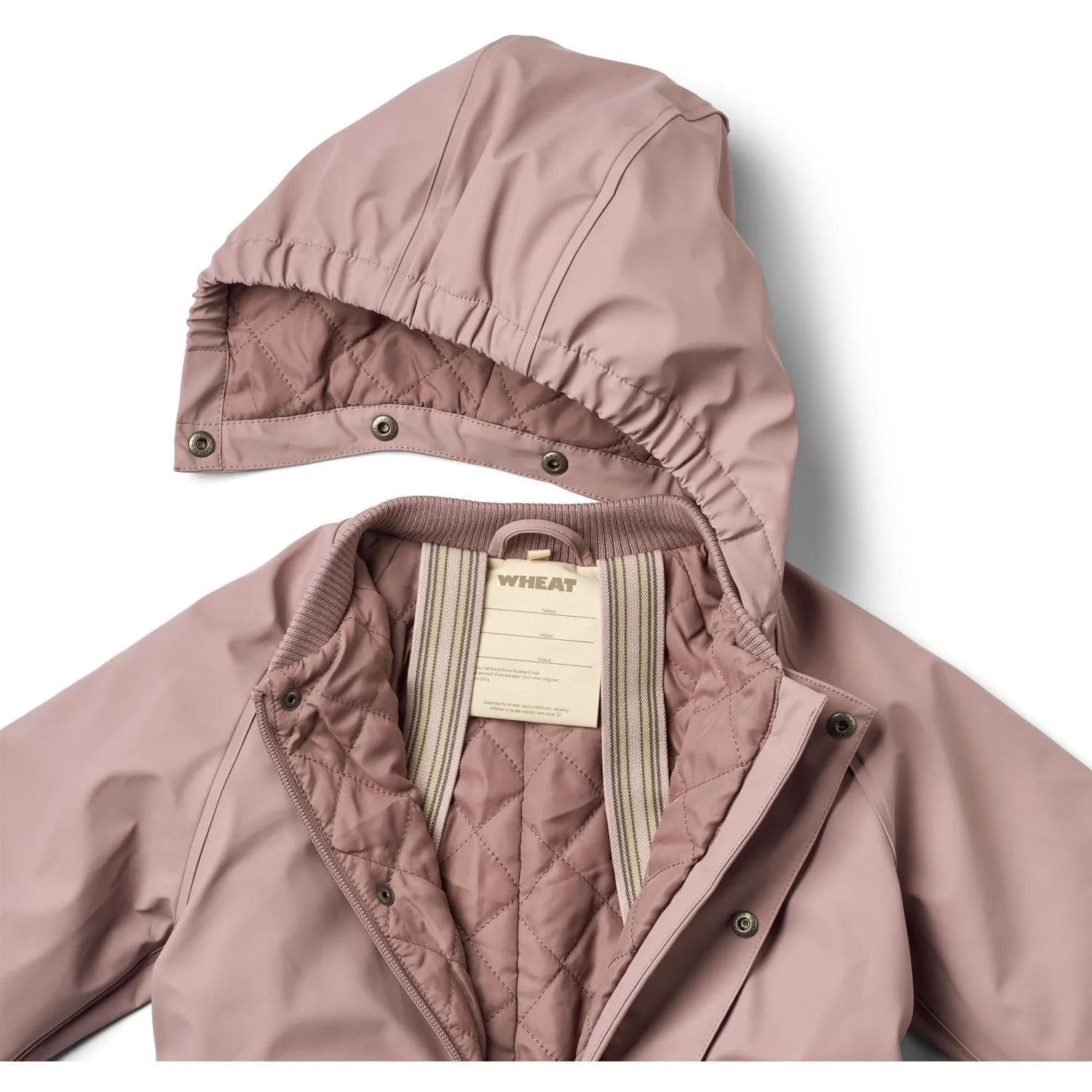 Wheat Dusty Lavender Thermo Rain Suit Aiko Storm Shield Snow Day Gear