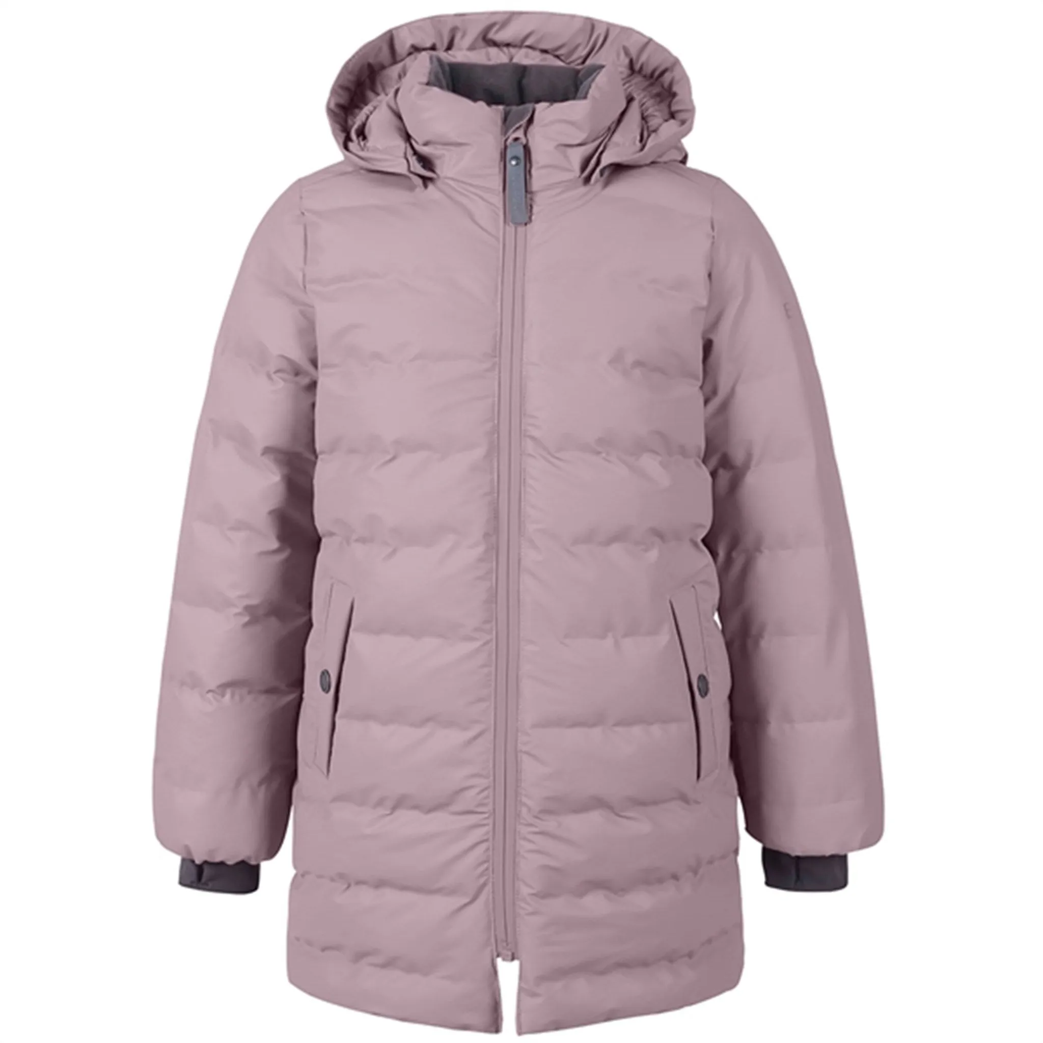 En Fant Padded jacket PU Mauve Shadow Sleek button-front piece