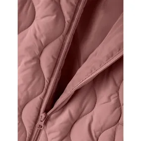 Name it Old Rose Mars Quilted Jacket Everyday-Use Cotton-Blend