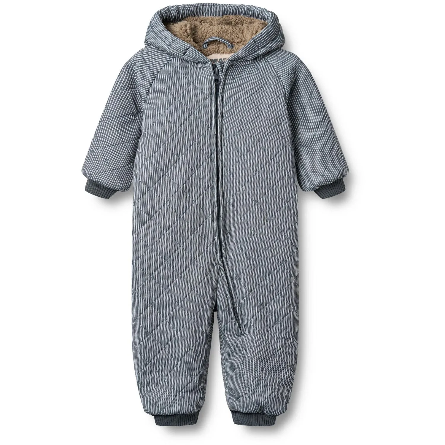 Wheat Ink Stripe Thermo Suit Krammo Draped-Style Soft cotton button-down