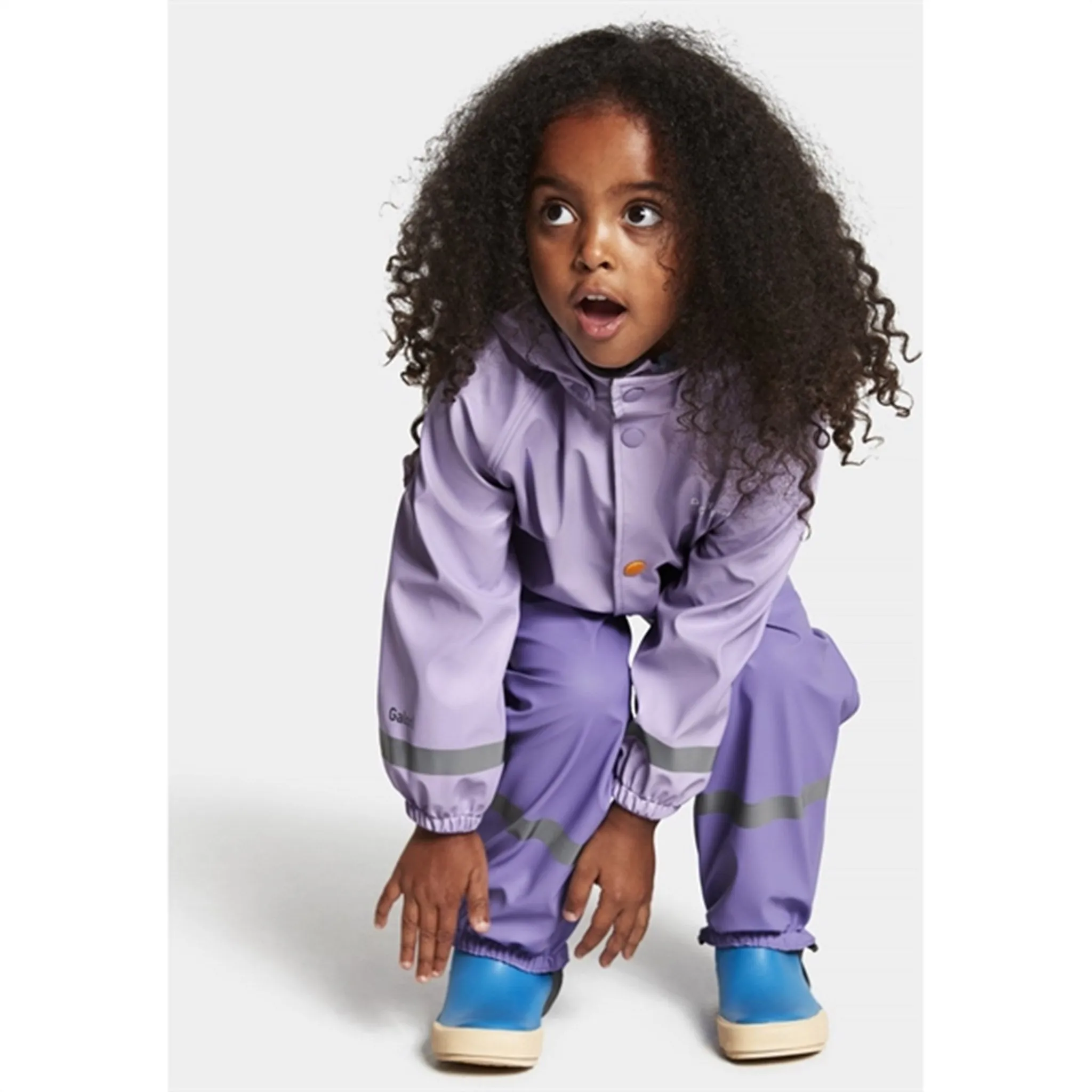 Didriksons Slaskeman Digital Purple Rain Set Urban Trail Outfit