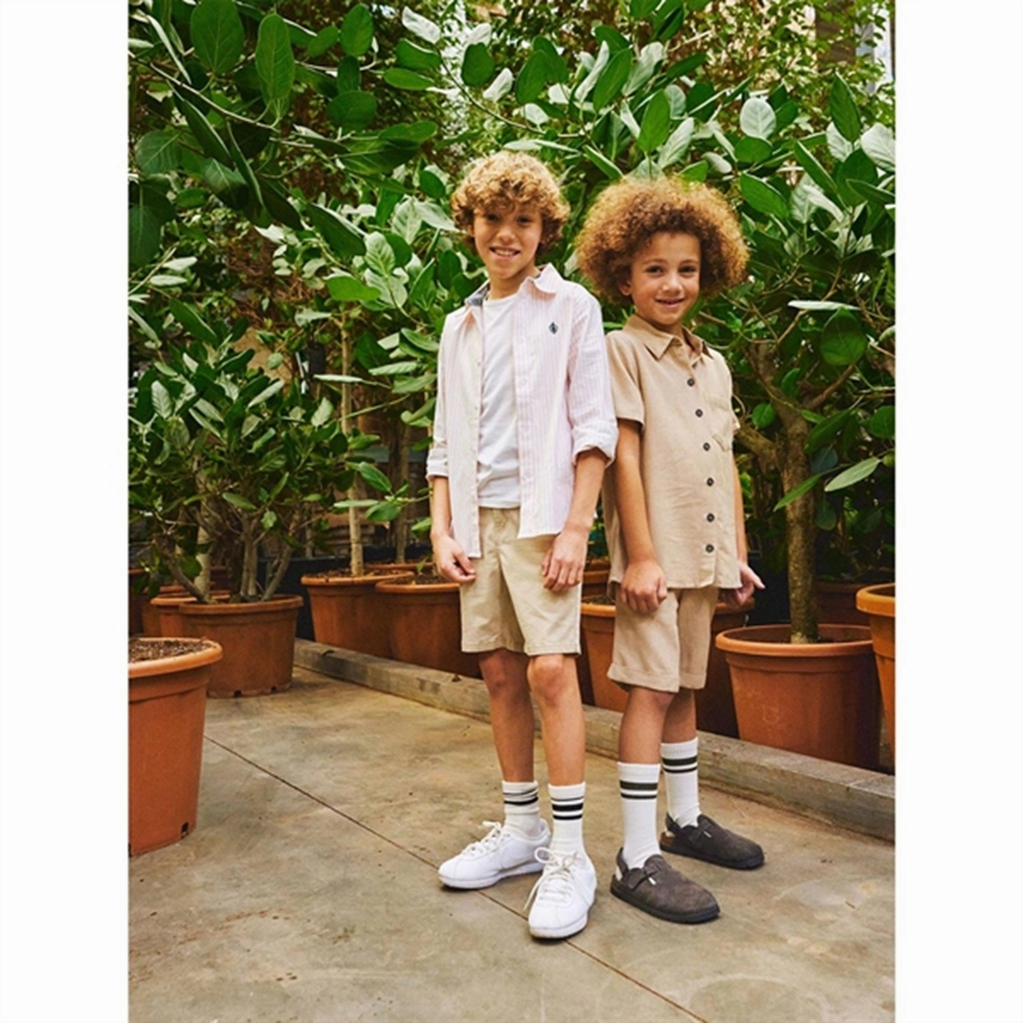 Name it Humus Silas Slim Twill Shorts UV protection layer Fashion Forward