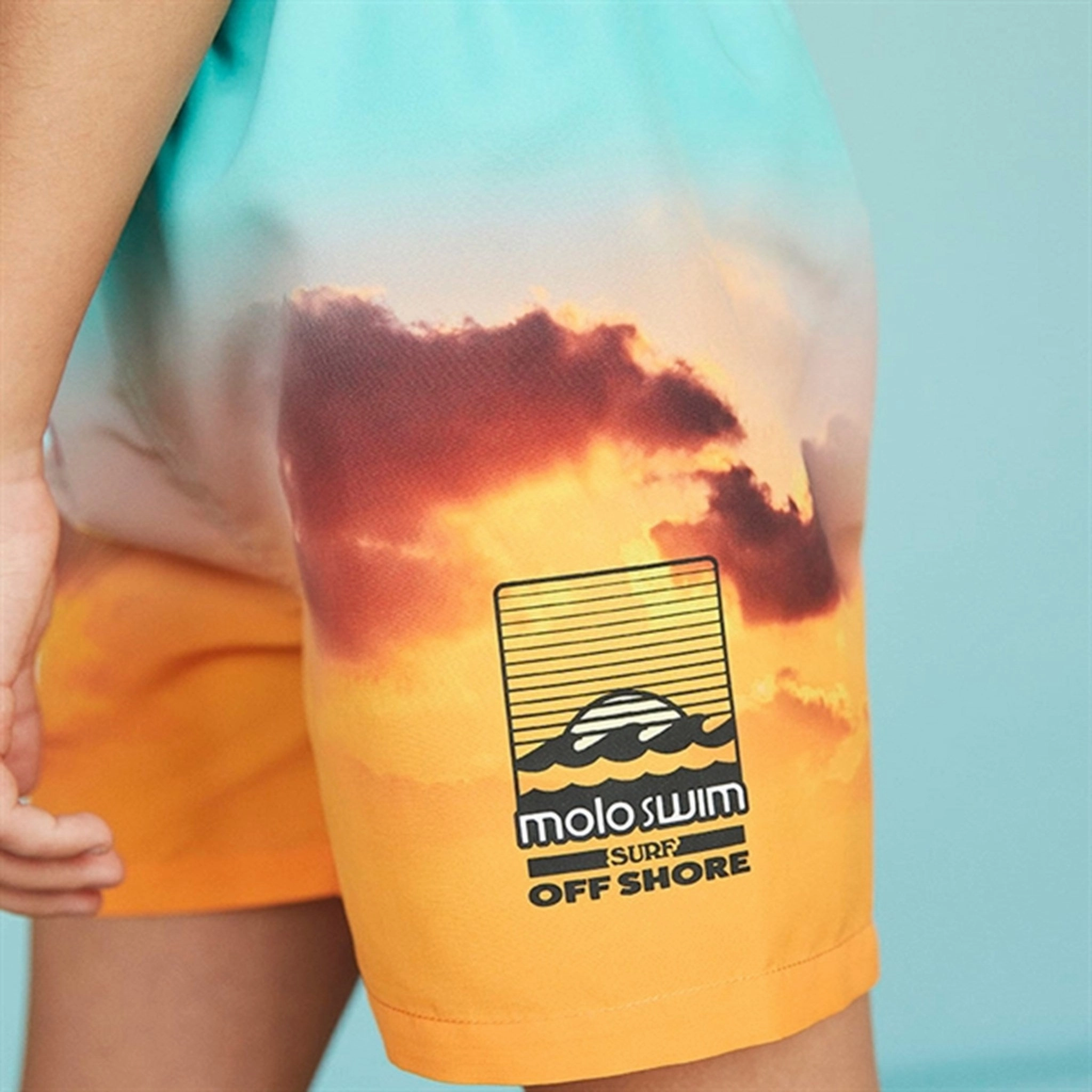 Molo Parachute Niko Swim Shorts Variable Tension System Beach Look