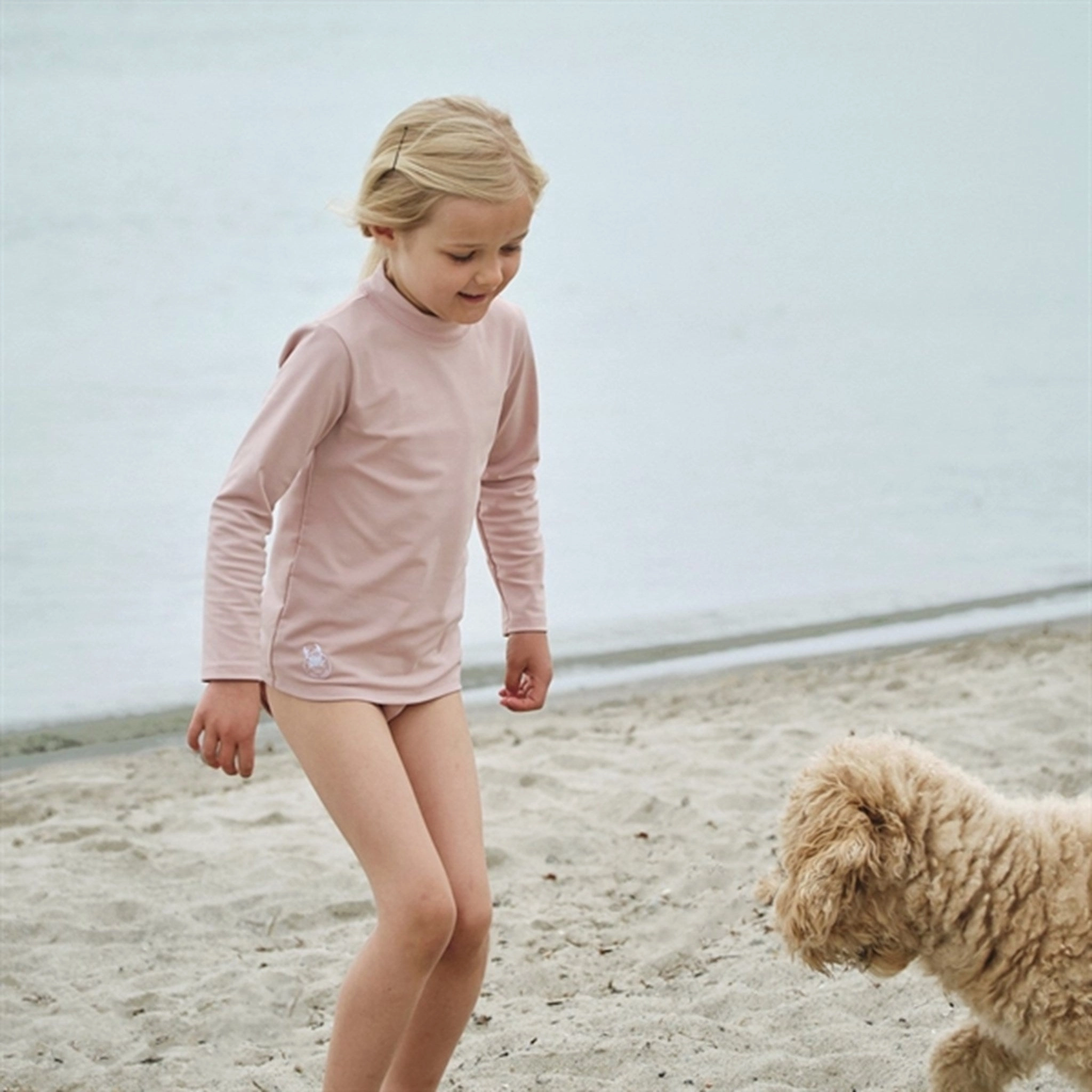 Neon-Brights Thermal Retention Petit Crabe Rose Nude Sydney Swim Shirt
