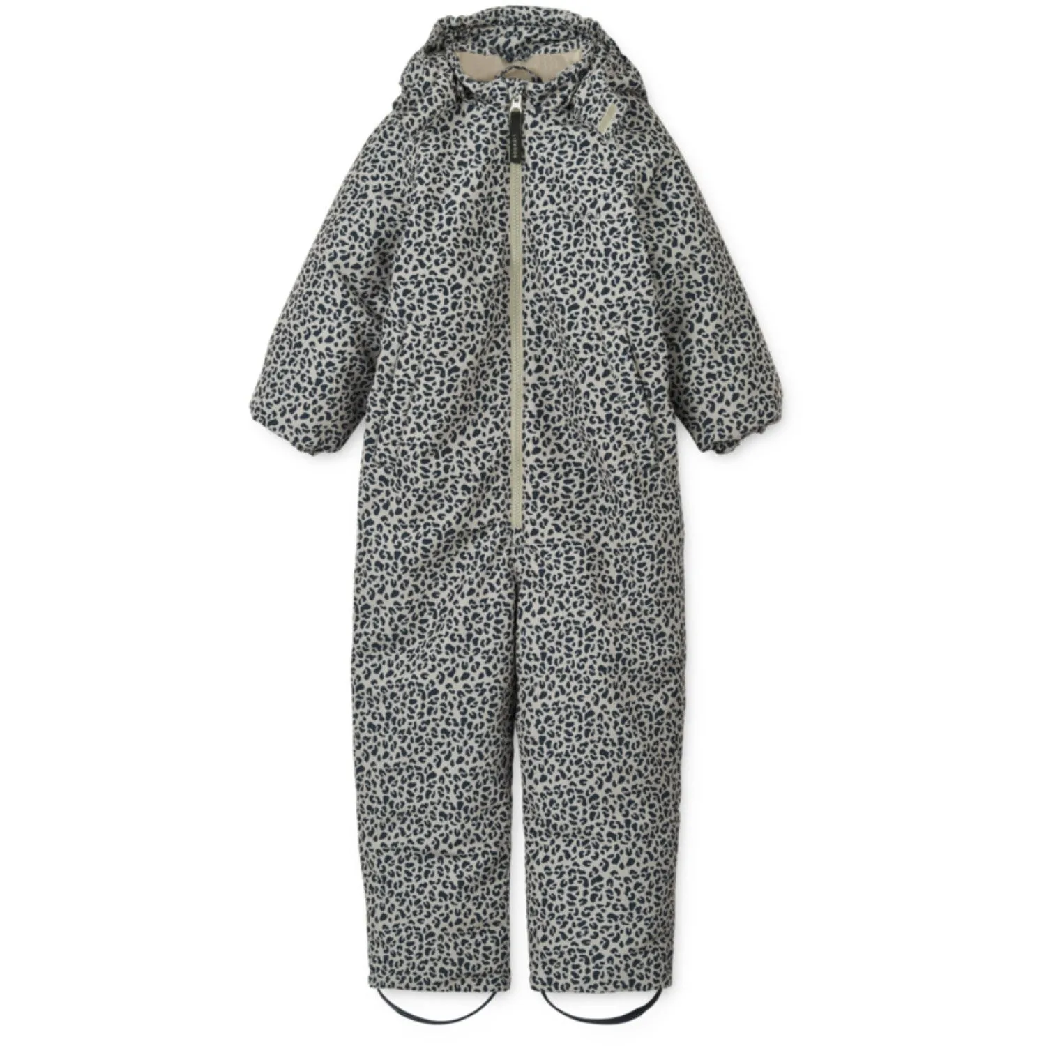 Raglan-Sleeve Scalloped-Edge LieWood Mini Leo / Mist Isa Snowsuit