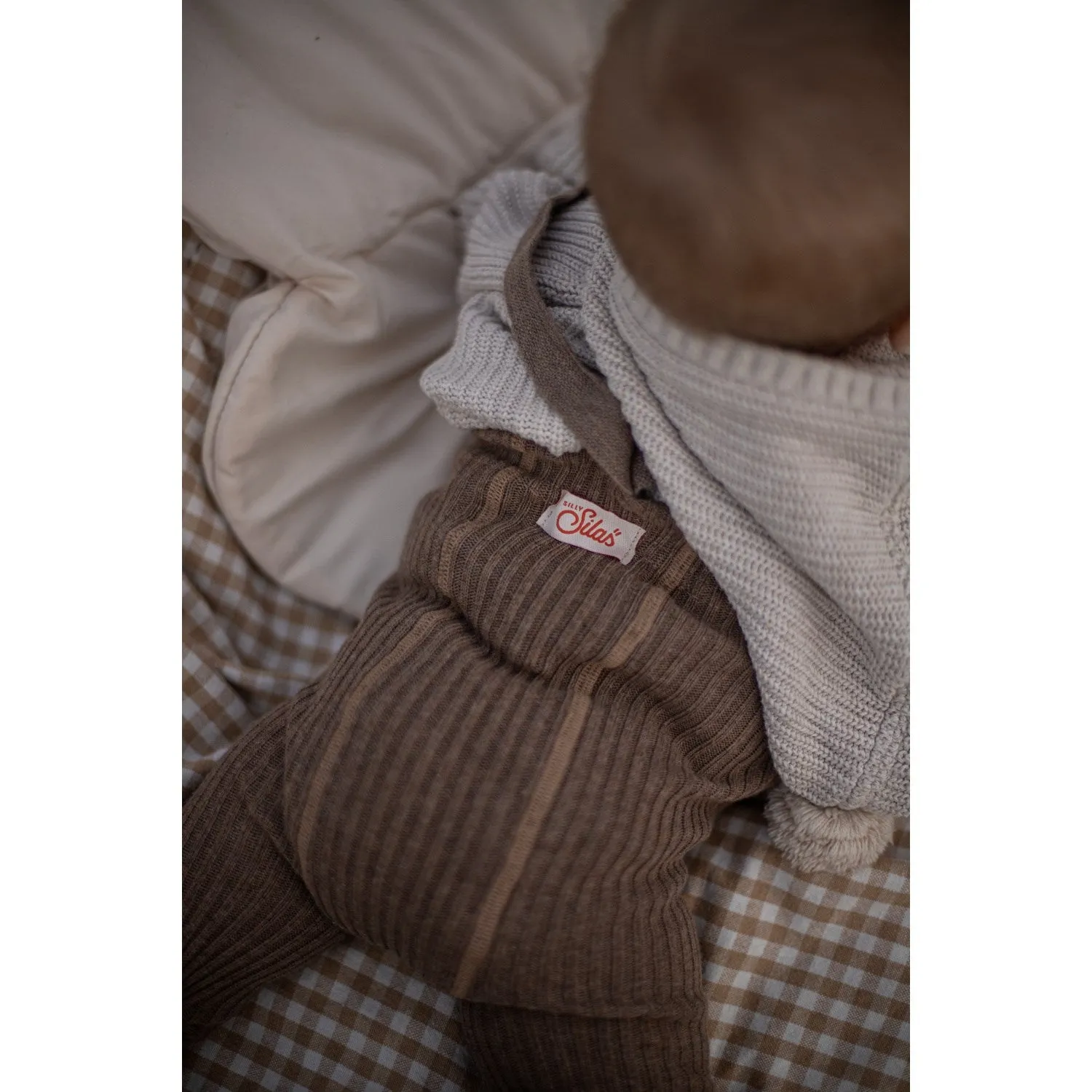 Silly Silas Cocoa Blend Hippy Footed Tights wind-resistant Elasticity Support