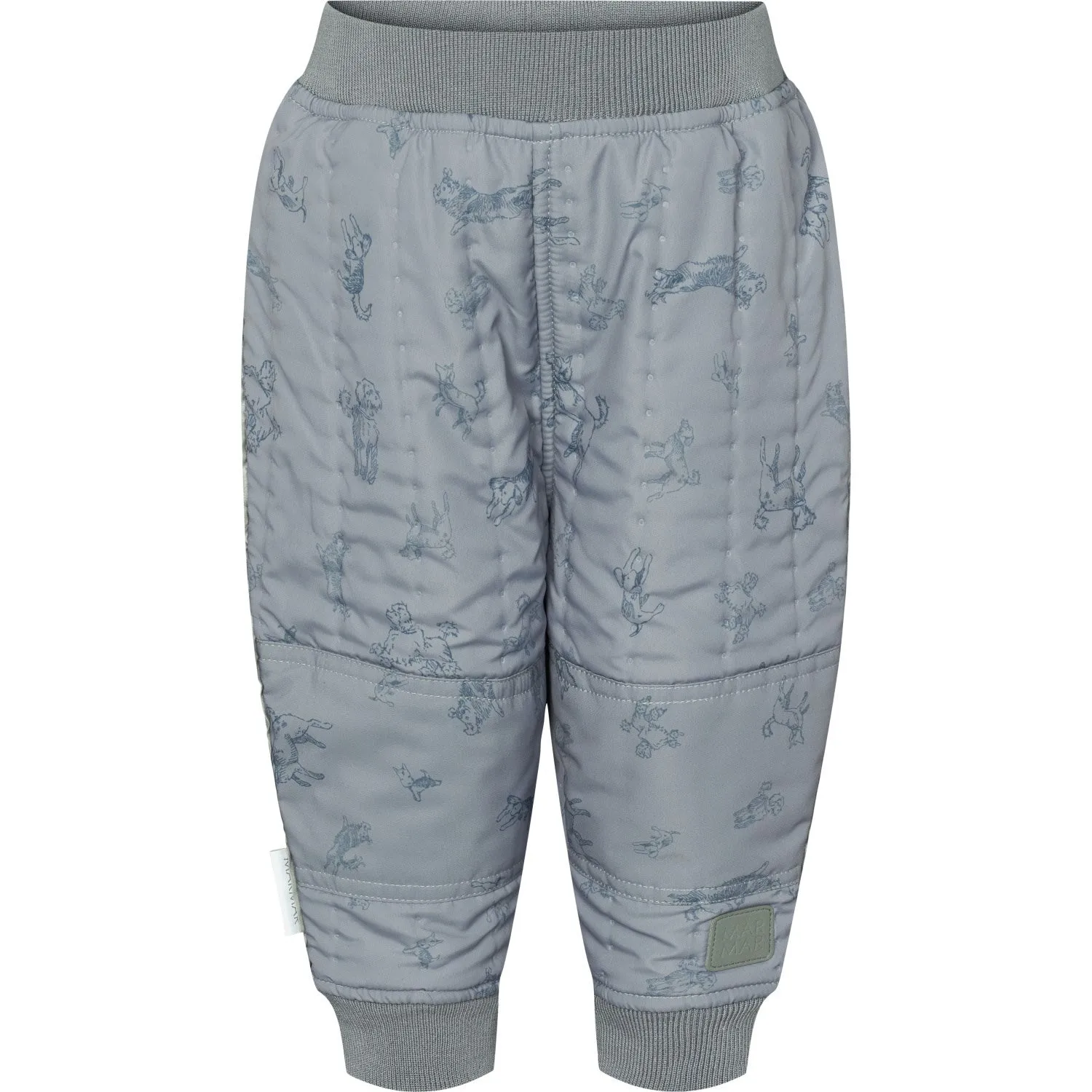 MarMar Thermo Dogs Print Odin Pants Satin-Finish