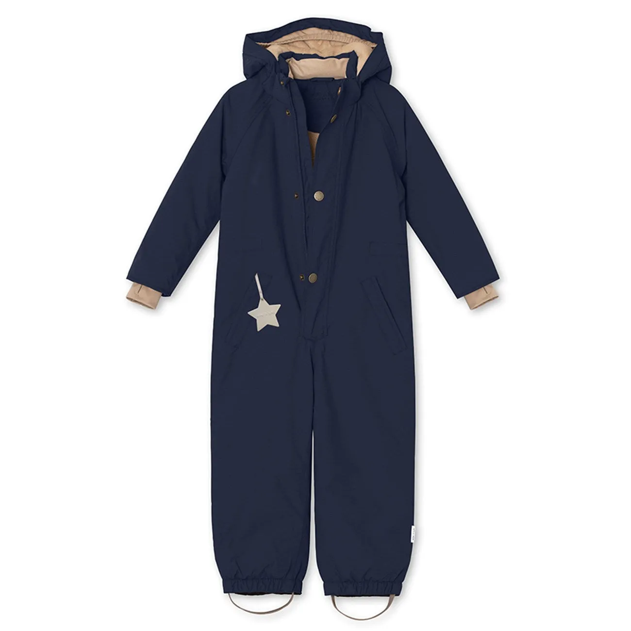 Mini A ture Outer space Wanni Fleece Snowsuit Flutter-Sleeve Ethically-Made