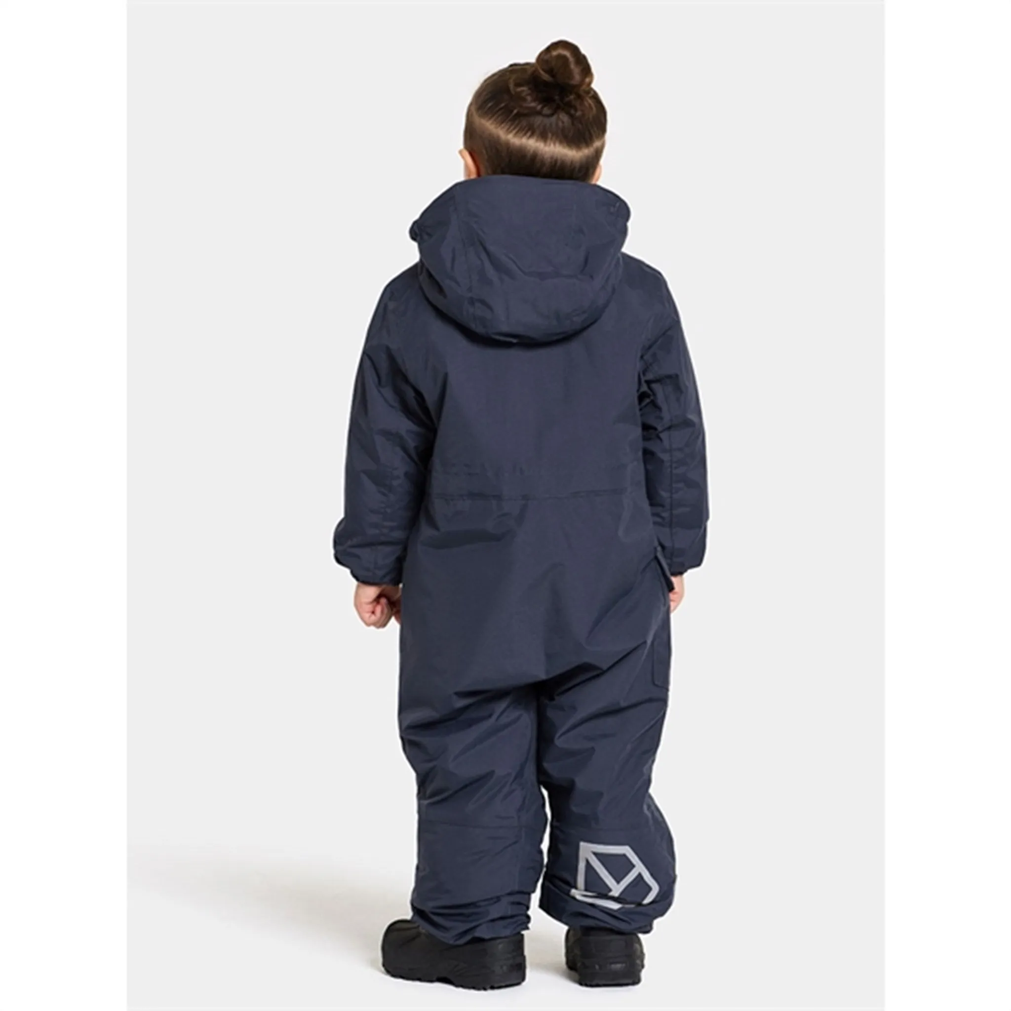 Didriksons Navy Rio Kids Coverall Front-Slit Straight-Hem