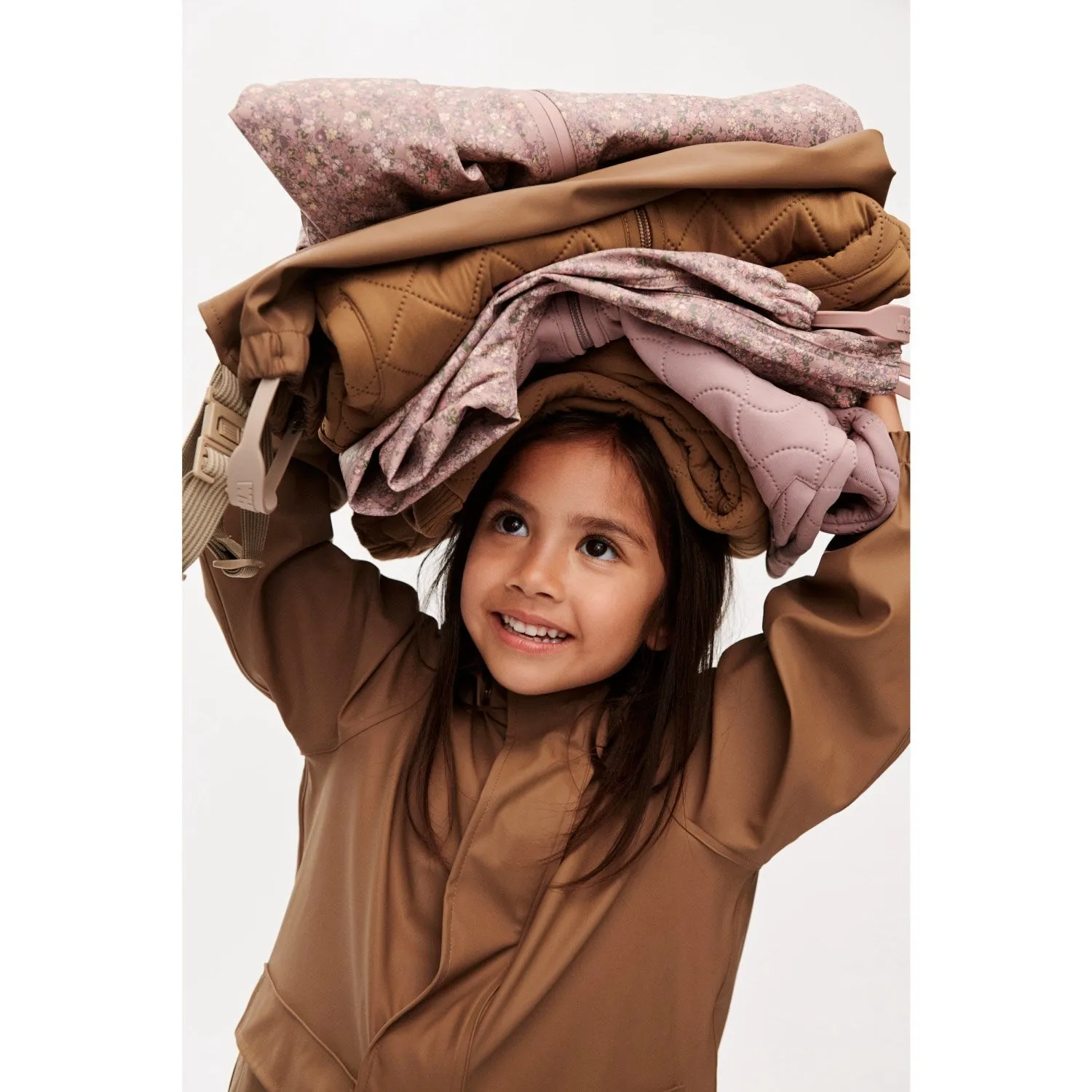 Wheat Warm Rose Thermo Jacket Tilde Satin-Finish