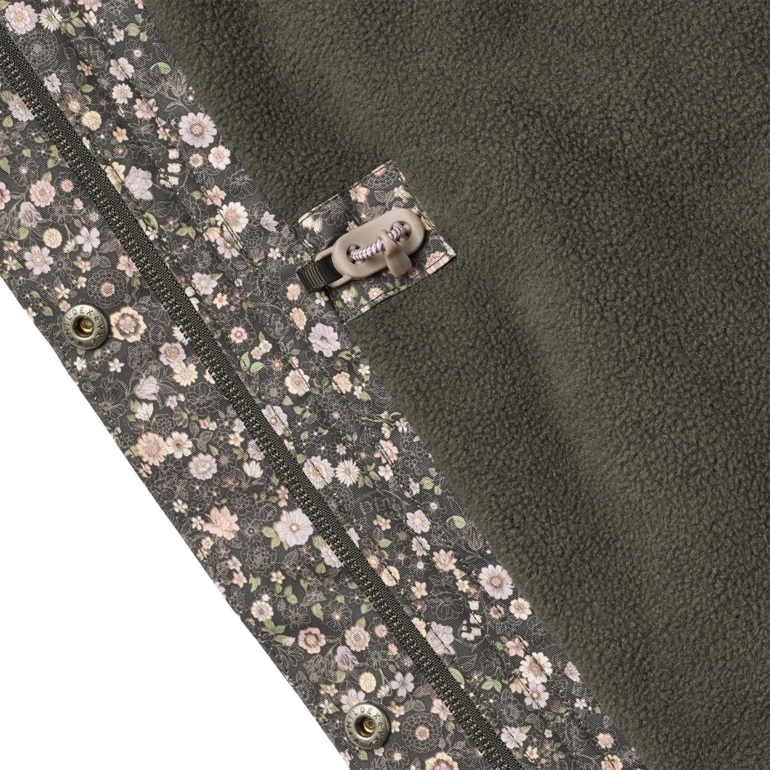 Wheat Black Sea Open Flowers Jacket Tove Functional Fit