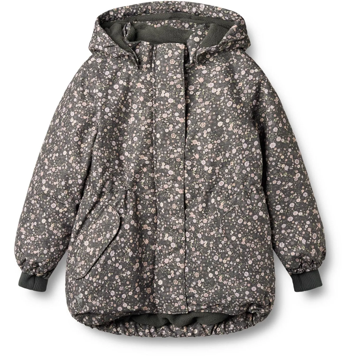 Wheat Black Sea Open Flowers Jacket Tove Waterproof Protection