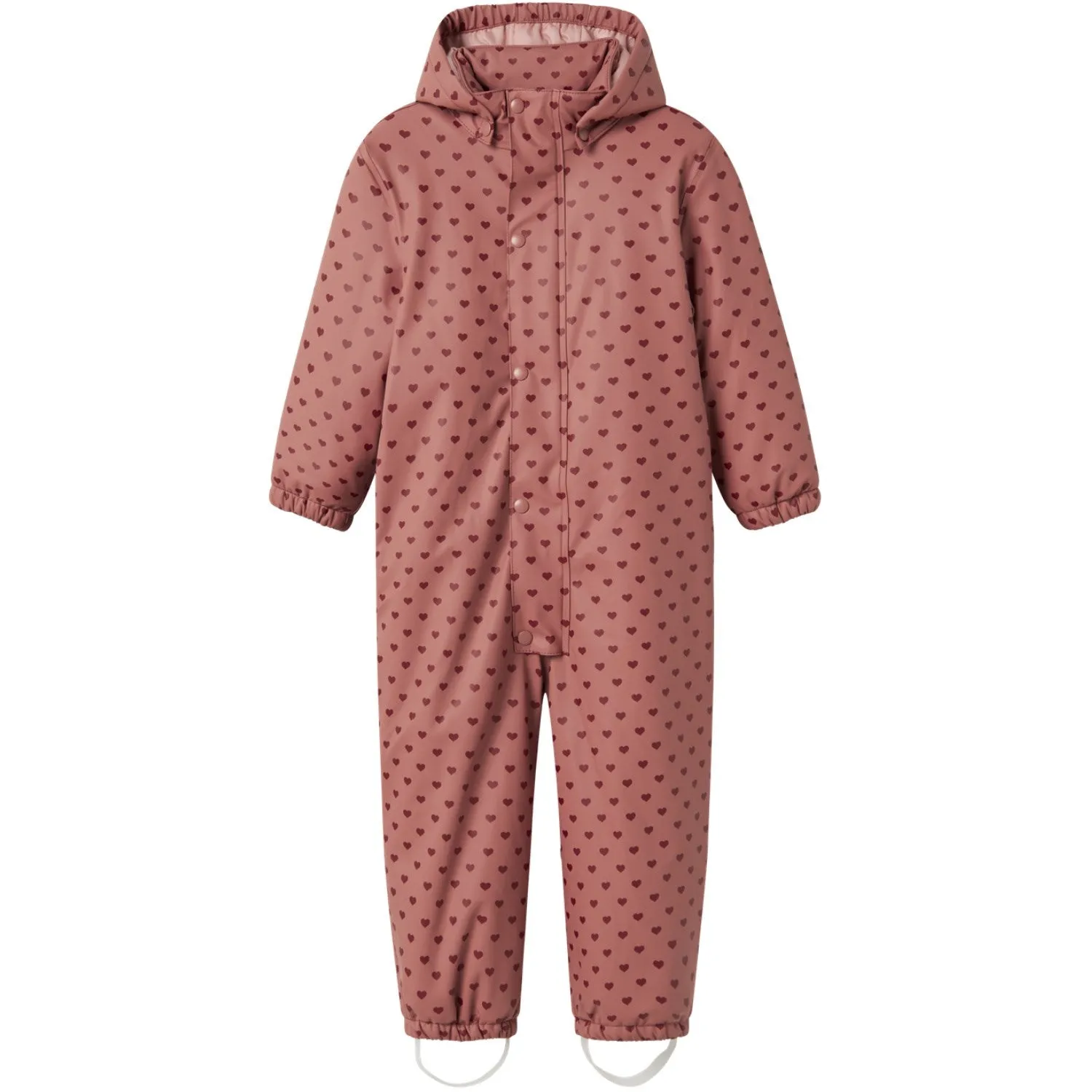Lil'Atelier Withered Rose Nmfladry10 Snowsuit Aop Fo Lil Ribbed-Texture Music-Concert