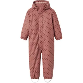 Lil'Atelier Withered Rose Nmfladry10 Snowsuit Aop Fo Lil Ribbed-Texture Music-Concert