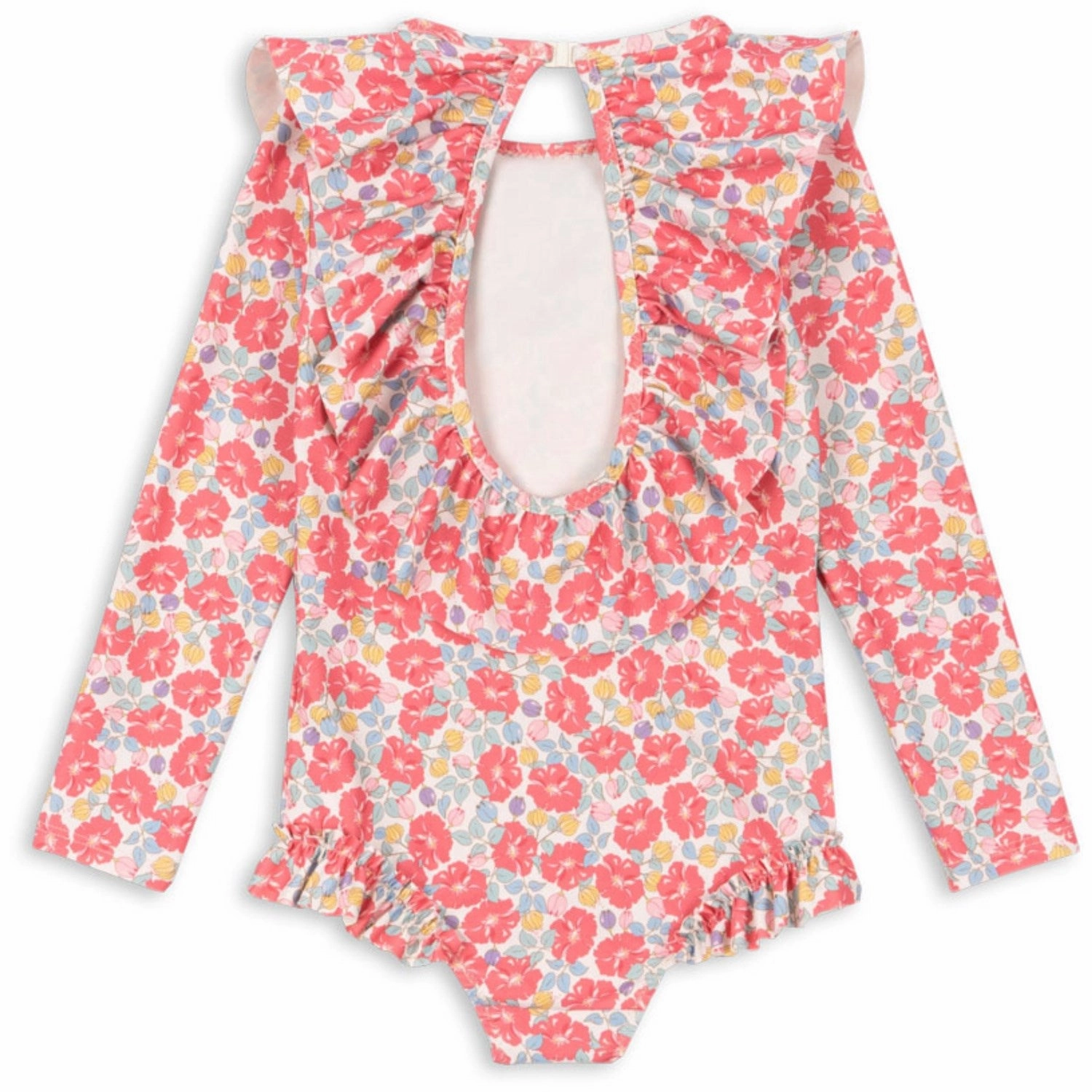 Konges Sl?jd Rose Anglaise Manuca Ls Swimsuit Grs Saltwater Resistant Fabric