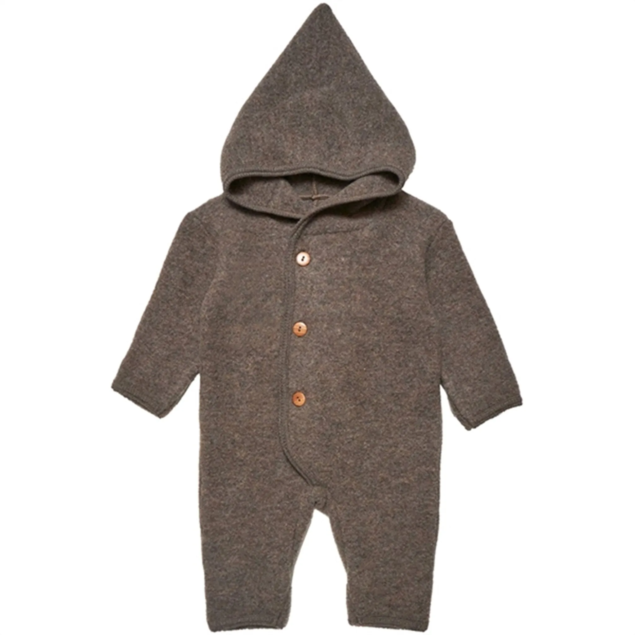 Huttelihut Pram Suit Pixie Soft Wool Billie Cocoa Brown Flap-Detail Graduation-Event