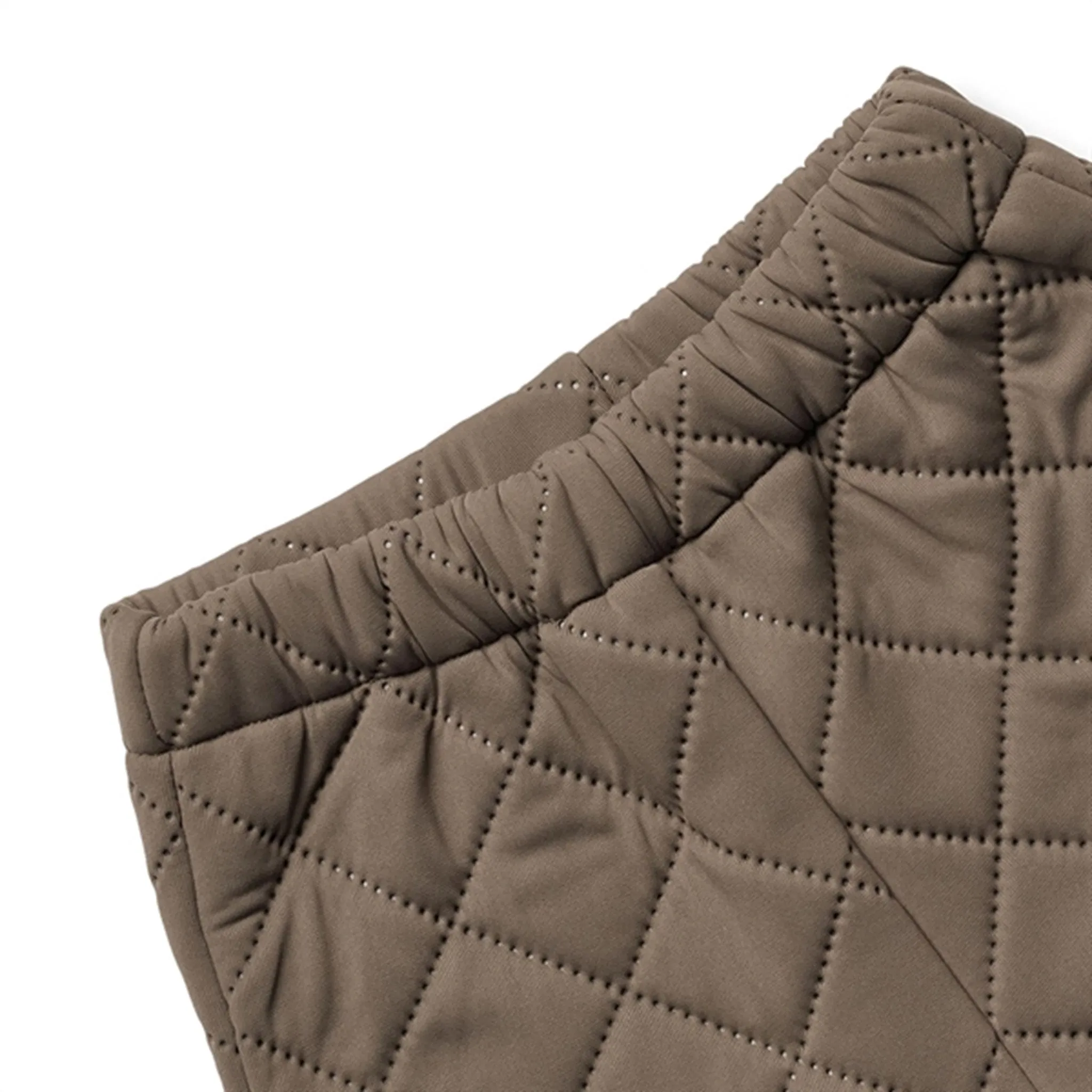 Wheat Thermo Stone Pants Alex Lightweight-Structure Tie-Front