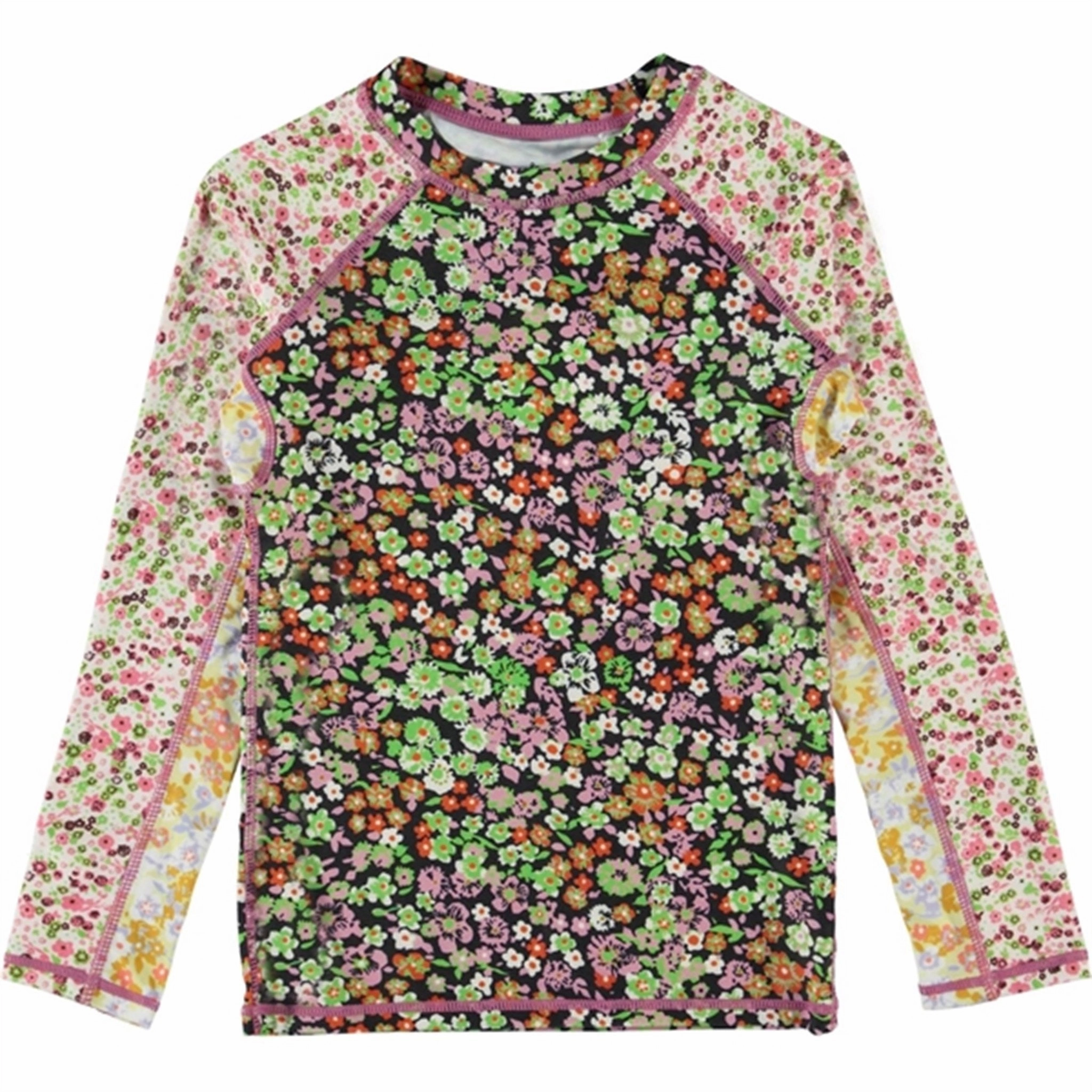 Molo Meadow Night Neptune LS Swim Shirt Vibrant Style