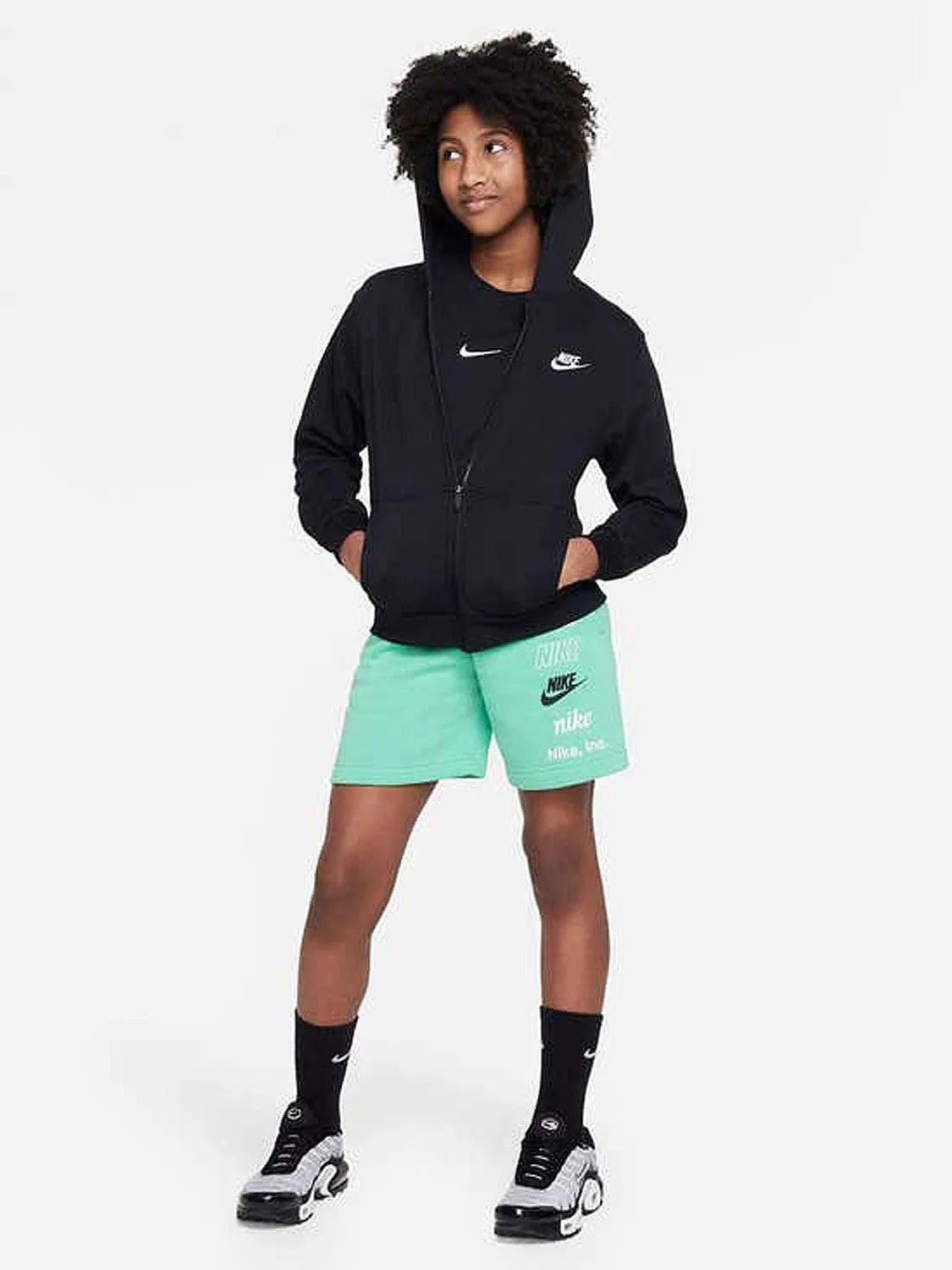 Club Fleece French Terry Hoodie Youth Quick Flex Water-resistant