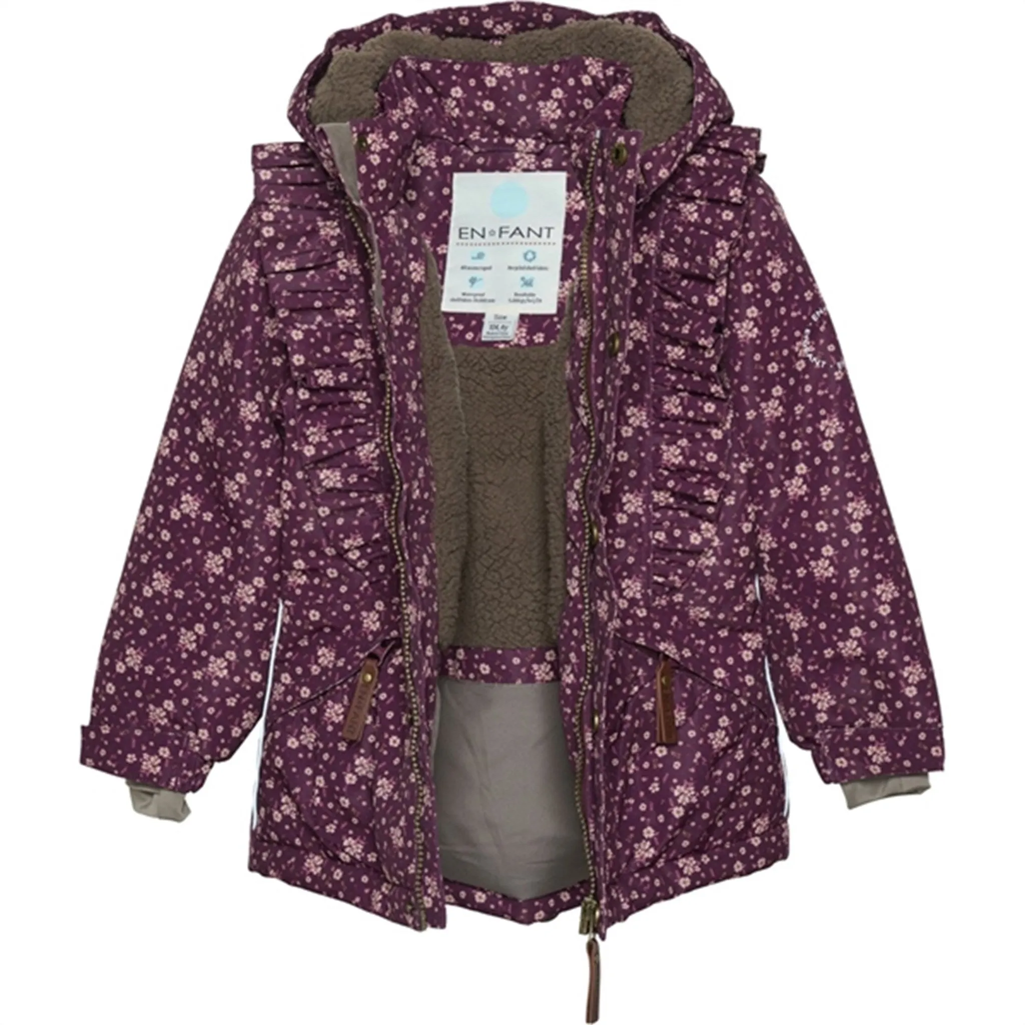 Brand Stretchy En Fant Jacket AOP Fig