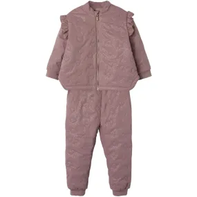 Name It Woodrose Nmfmoon Quilt Set Glitter Fo Relaxed-fit top Maximalist-Trend