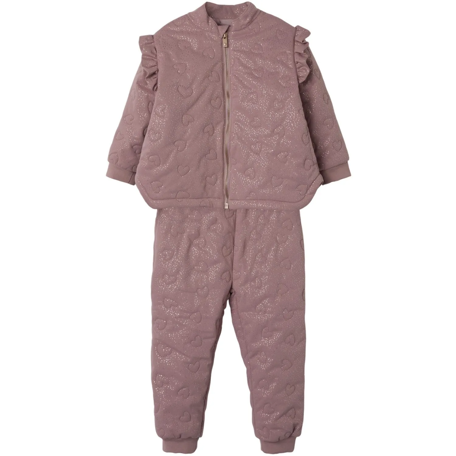 Name It Woodrose Nmfmoon Quilt Set Glitter Fo Relaxed-fit top Maximalist-Trend