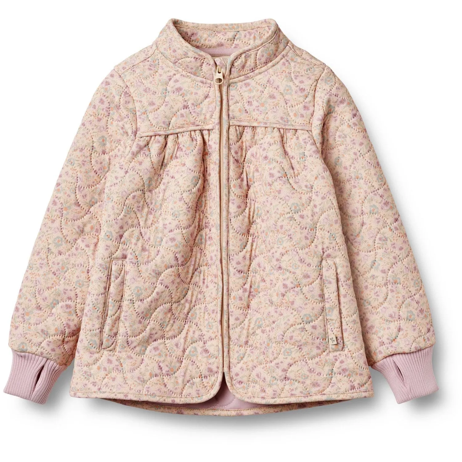 and Cozy relaxed blouse. Stain-Resistant Wheat Pansies Thermo Jacket Tilde